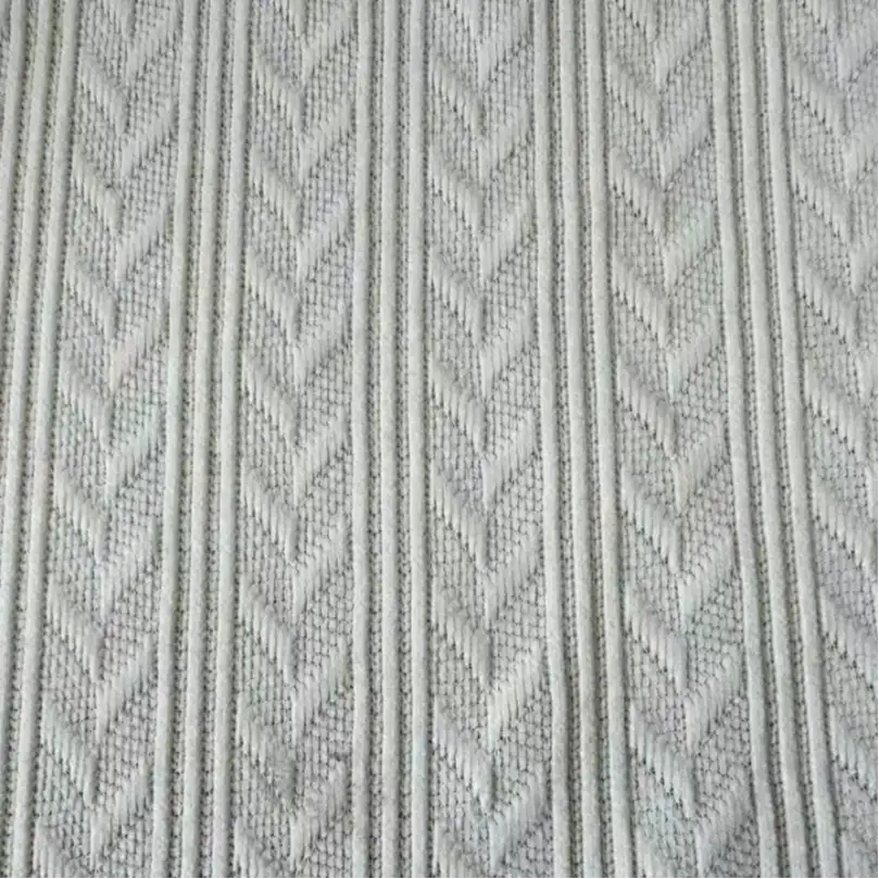 China Fabric for Long Sleeve Base Layer Top,Tank Midi Dress Jacquard Knit Fabric Polyester Spandex rice color buy from China wholesaler bulk order at wholesale price free worldwide shipping Alibaba
