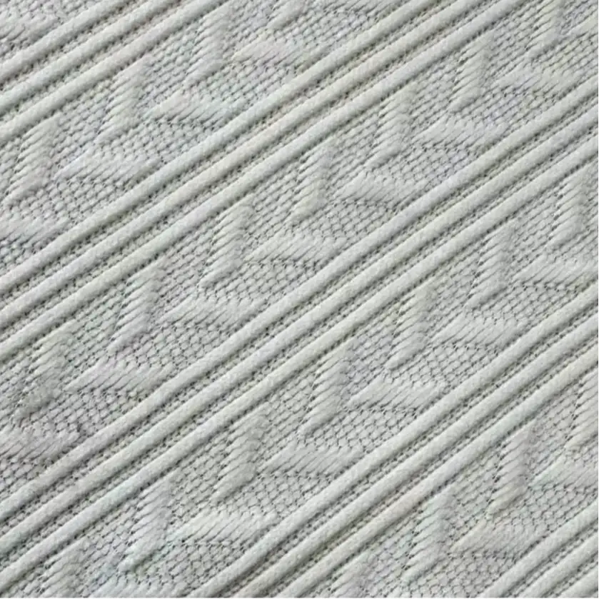 China Fabric for Long Sleeve Base Layer Top,Tank Midi Dress Jacquard Knit Fabric Polyester Spandex rice color buy from China wholesaler bulk order at wholesale price free worldwide shipping Alibaba