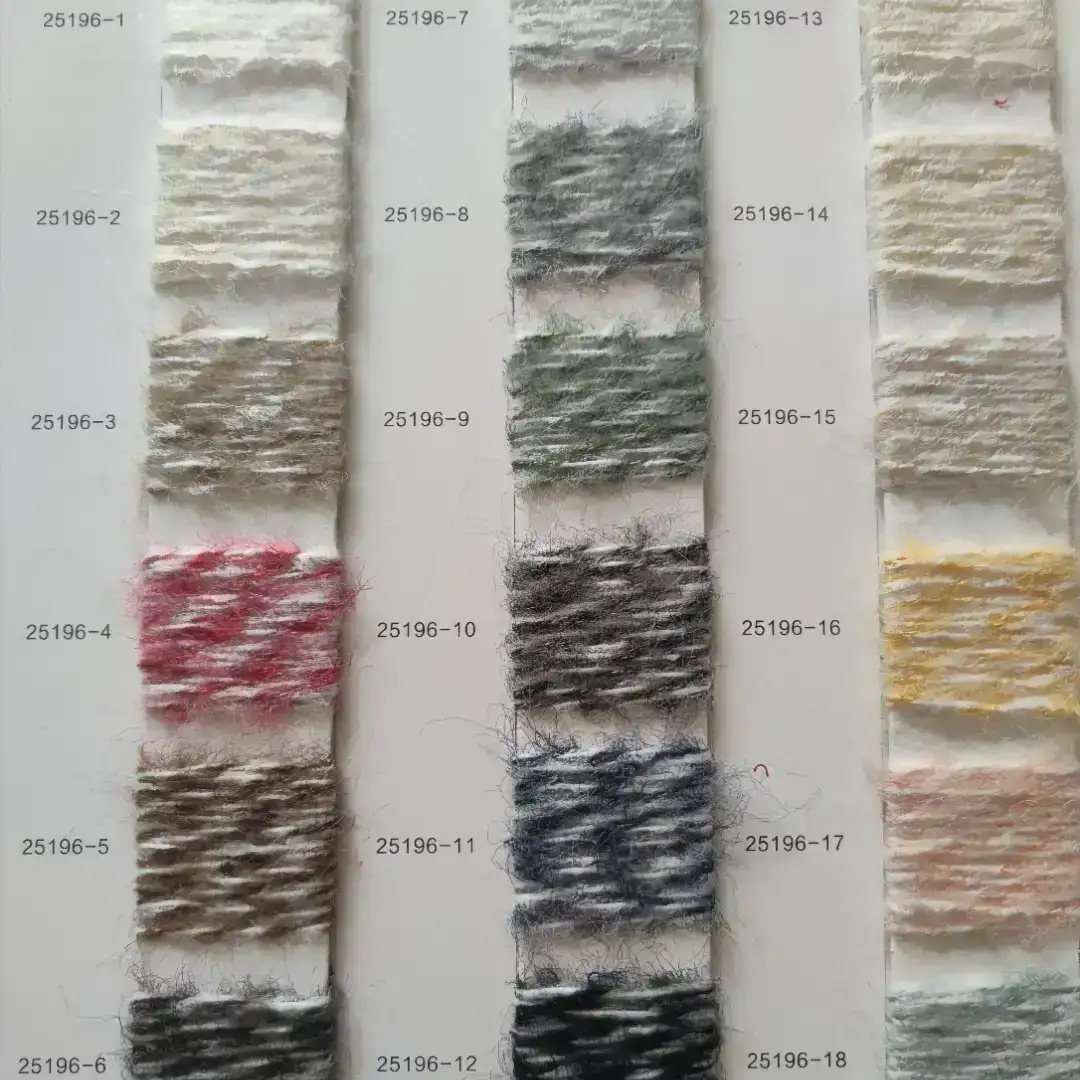 China Yarn for Half-Zipper Cardigan (Sweater),Crew Neck Pullover (Sweater),Polo T-shirt (Sweater) Mossy Yarn Fancy Yarn Recycled Polyester Acrylic Wool Nylon Alpaca Spandex BLACK WHITE color buy from China wholesaler bulk order at wholesale price free worldwide shipping Alibaba