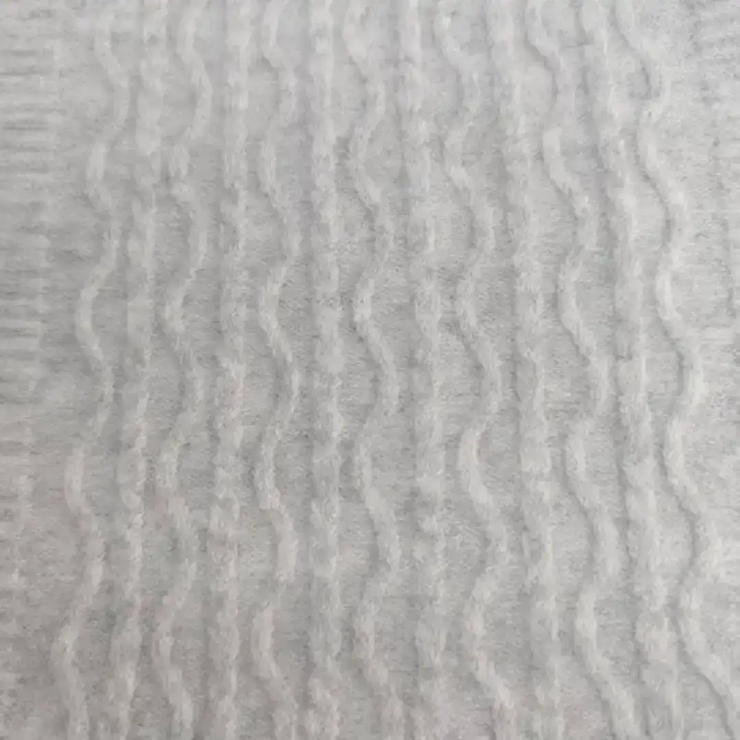 China Yarn for Crop Top,Open Cardigan (Sweater),Full-Zipper Cardigan (Sweater),Round Neck Pullover (Sweater) Mossy Yarn Fancy Yarn Recycled Polyester Acrylic Spandex Wool Gray color buy from China wholesaler bulk order at wholesale price free worldwide shipping Alibaba
