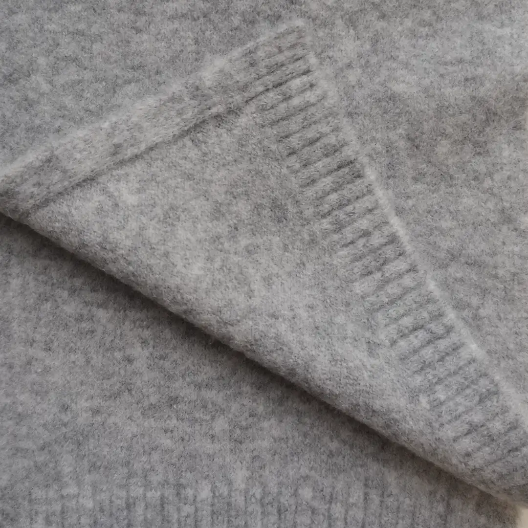 China Yarn for Ladies Vest (Sweater),Men’s Vest (Sweater),Half-Zipper Cardigan (Sweater),Knitted Jacket (Sweater),Round Neck Pullover (Sweater),Kids Crew-Neck Cardigan (Sweater) Mossy Yarn Fancy Yarn Recycled Polyester Acrylic Nylon Wool Spandex Grey color buy from China wholesaler bulk order at wholesale price free worldwide shipping Alibaba