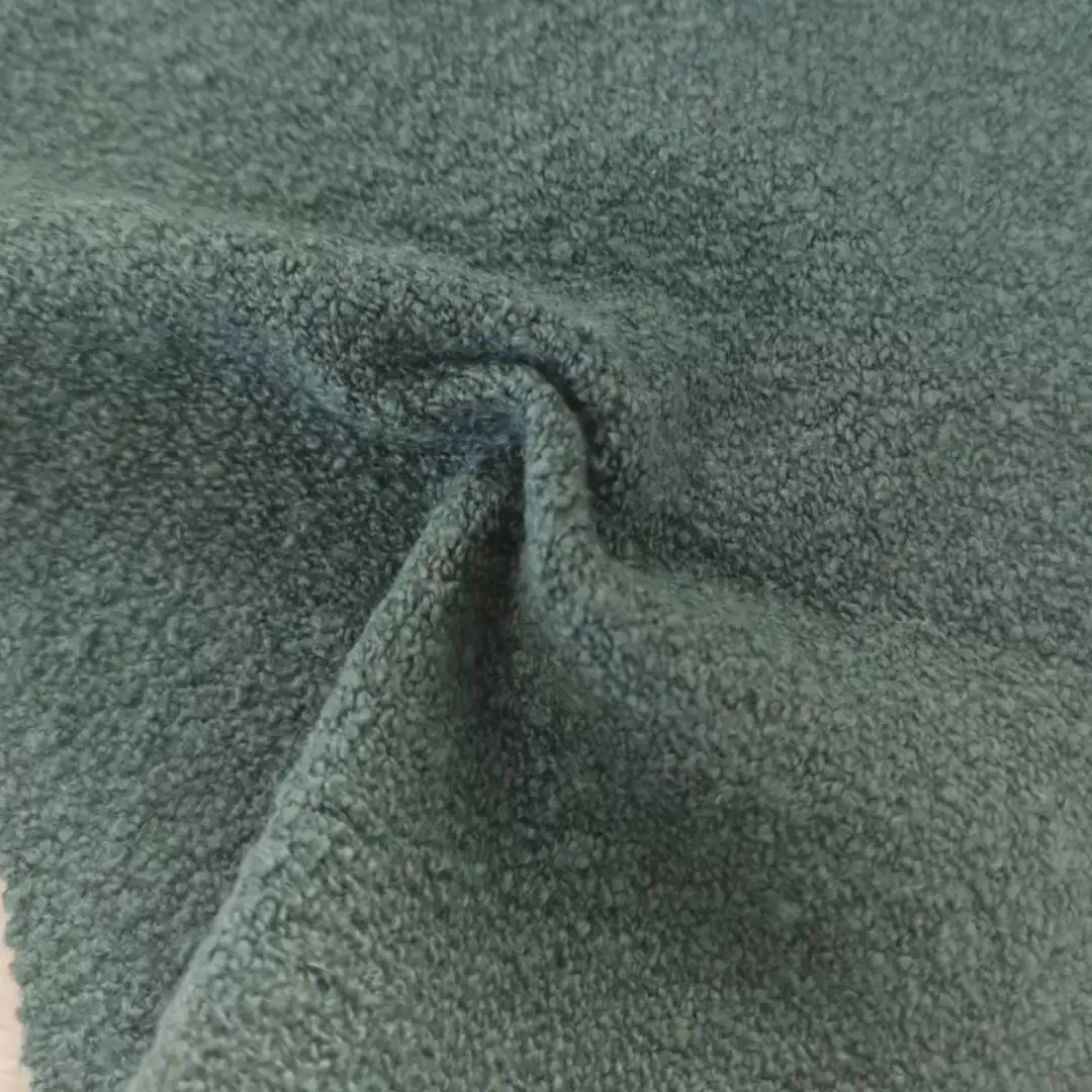 China Yarn for Full-Zipper Cardigan (Sweater),Half-Zipper Cardigan (Sweater),Shirt Long Sleeve Button (Sweater),Shirt Half Sleeve Button (Sweater) Boucle Yarn Fancy Yarn Cotton Recycled Polyester Polyester Spandex Green color buy from China wholesaler bulk order at wholesale price free worldwide shipping Alibaba