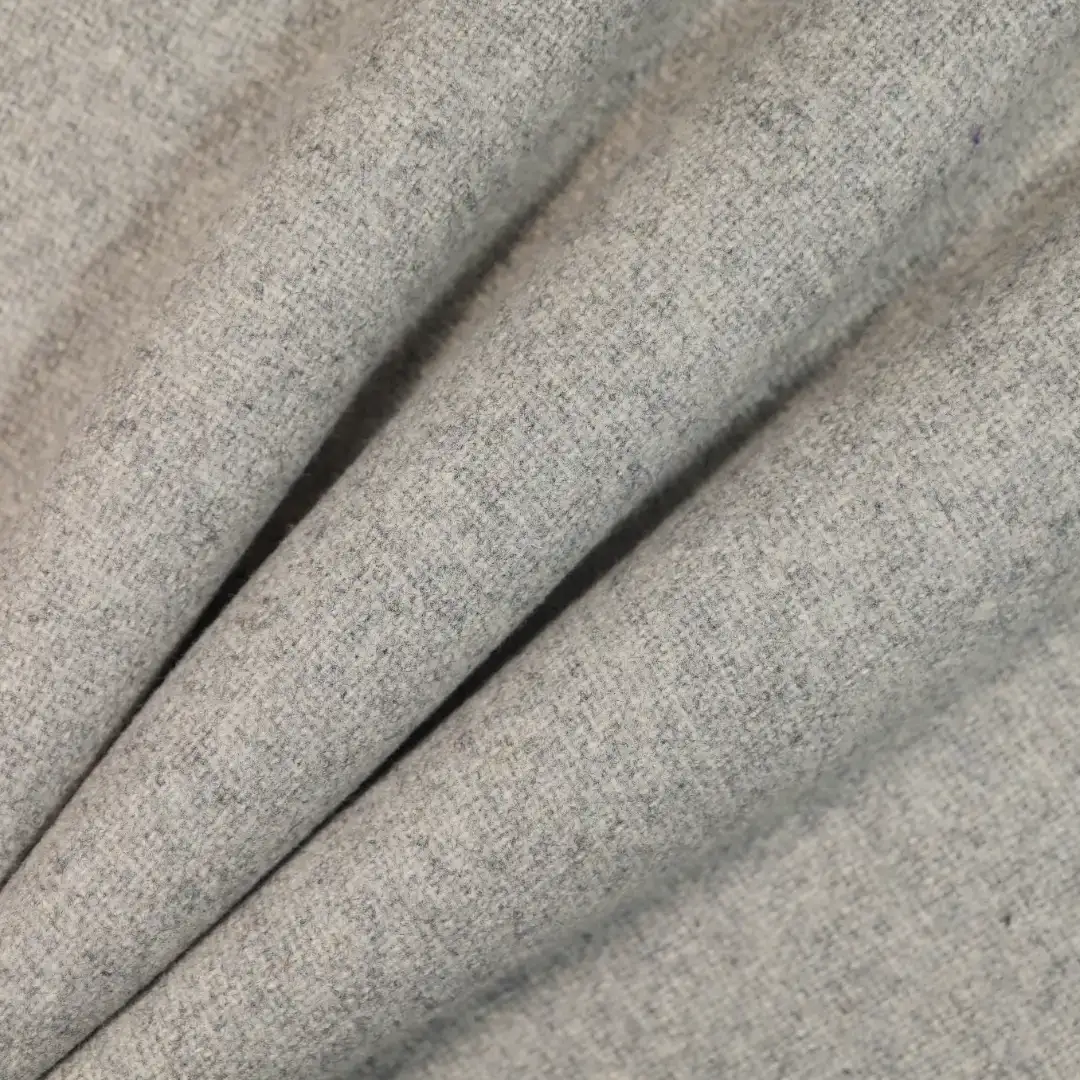 China Fabric for Jackets,Trench Coat,Overcoat Woolen Tweed Woolen Polyester Wool LIGHT GREY color buy from China wholesaler bulk order at wholesale price free worldwide shipping Alibaba