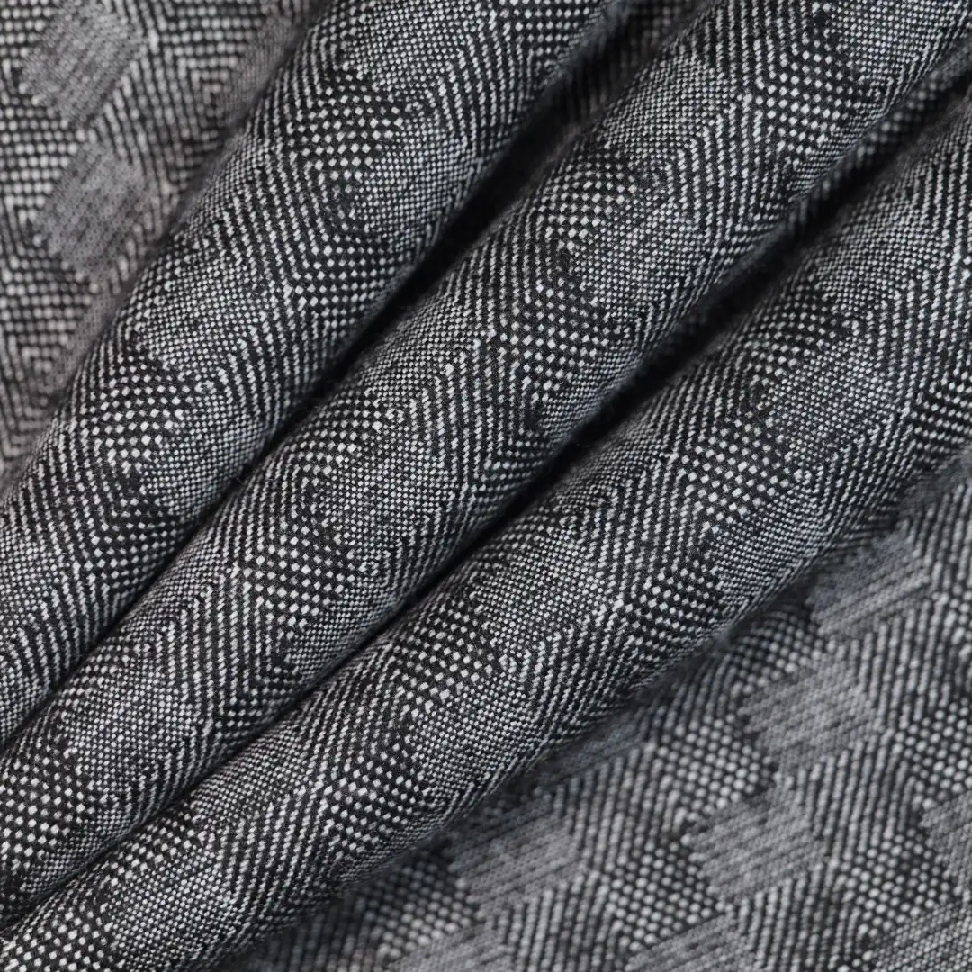 China Fabric for Jackets,Overcoat Woolen Jacquard Woolen Polyester Wool Spandex grey color buy from China wholesaler bulk order at wholesale price free worldwide shipping Alibaba