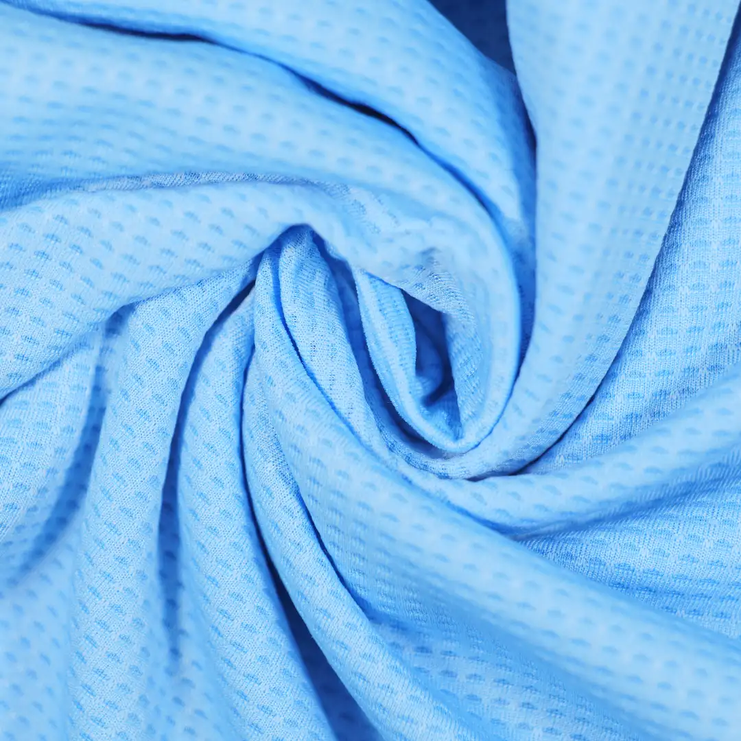 China Fabric for Skirt Jacquard Synthetic Woven Fabric Polyester BLUE color buy from China wholesaler bulk order at wholesale price free worldwide shipping Alibaba