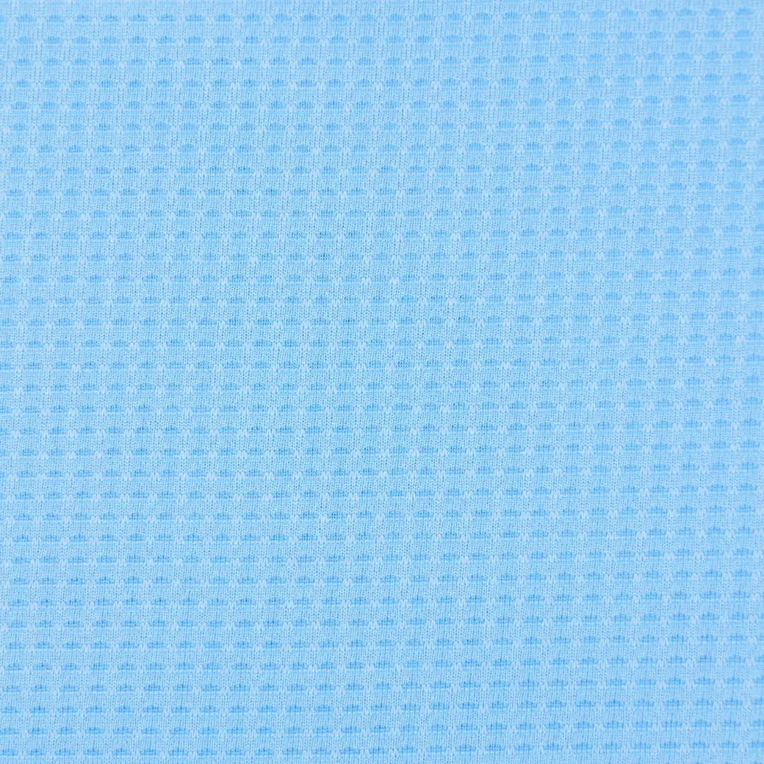 China Fabric for Skirt Jacquard Synthetic Woven Fabric Polyester BLUE color buy from China wholesaler bulk order at wholesale price free worldwide shipping Alibaba