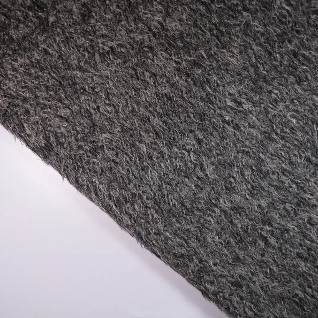 China Fabric for Trench Coat,Overcoat Woolen Tweed Woolen Wool Polyester Cashmere grey color buy from China wholesaler bulk order at wholesale price free worldwide shipping Alibaba