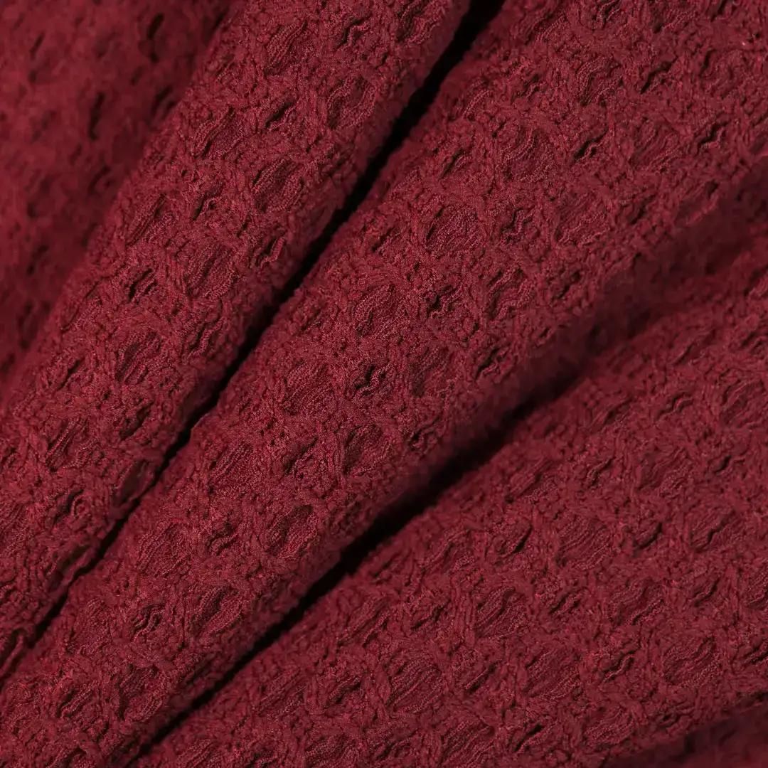China Fabric for Skirt,Womens Crew-Neck Layer Top,Womens High Neck Tight Layer Top Jacquard Knit Fabric Polyester Spandex red color buy from China wholesaler bulk order at wholesale price free worldwide shipping Alibaba