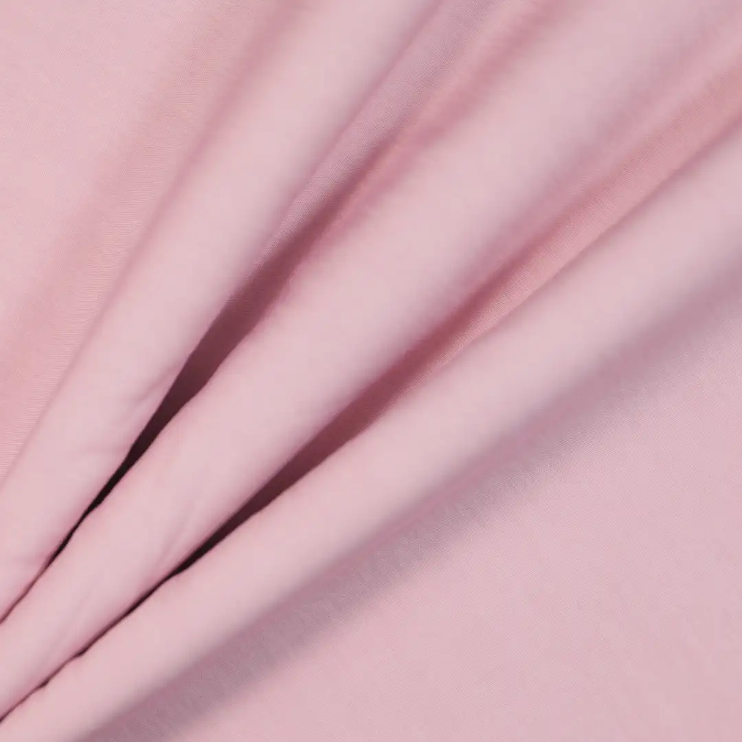 China Fabric for Shirt,Skirt,Backless Beach Dress Cotton Plain Natural Woven Fabric Cotton Nylon pink color buy from China wholesaler bulk order at wholesale price free worldwide shipping Alibaba