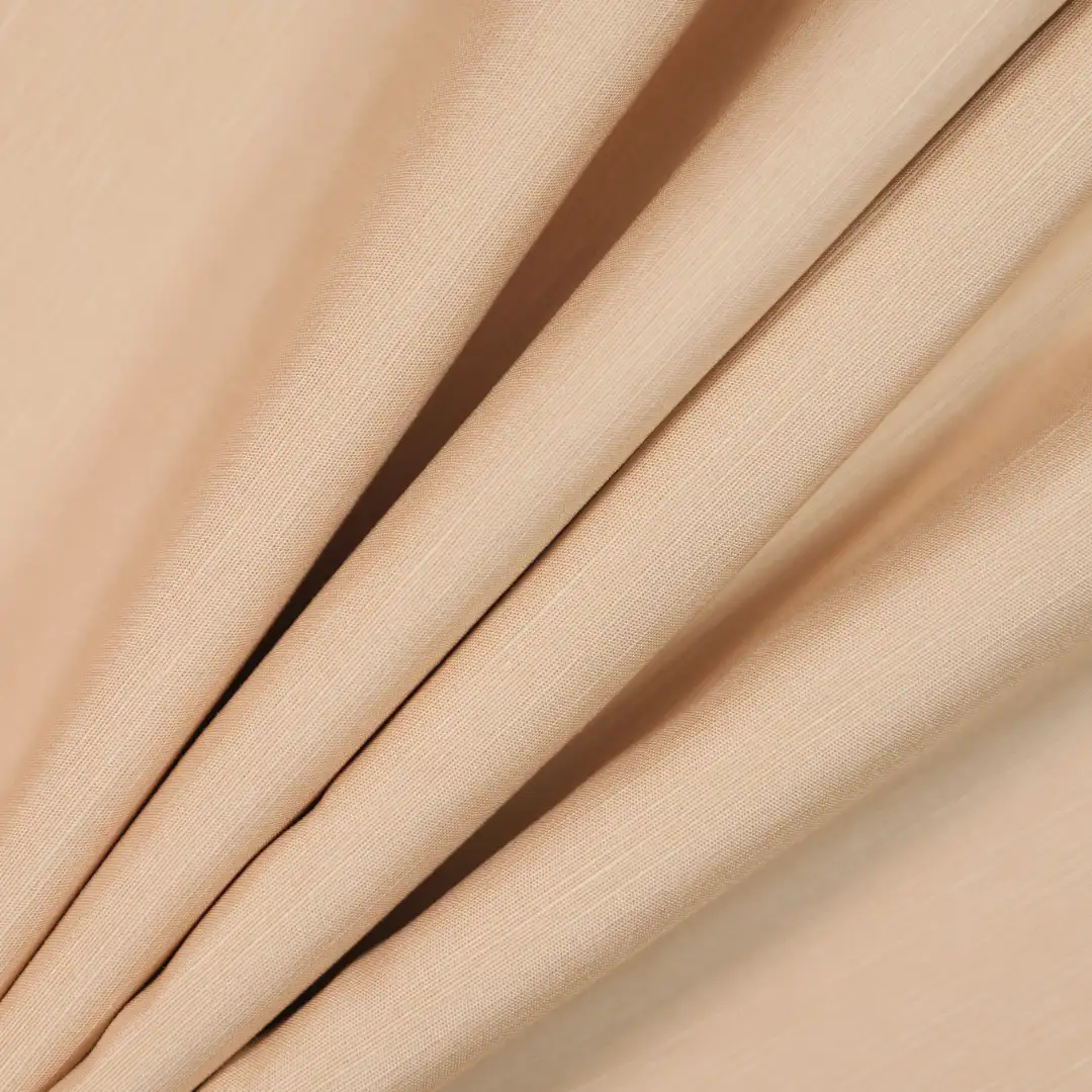 China Fabric for Skirt,Ruffle Shirt Dress,Strap Midi Dress Tencel/Cotton Plain Natural Woven Fabric Tencel Cotton coffee color buy from China wholesaler bulk order at wholesale price free worldwide shipping Alibaba