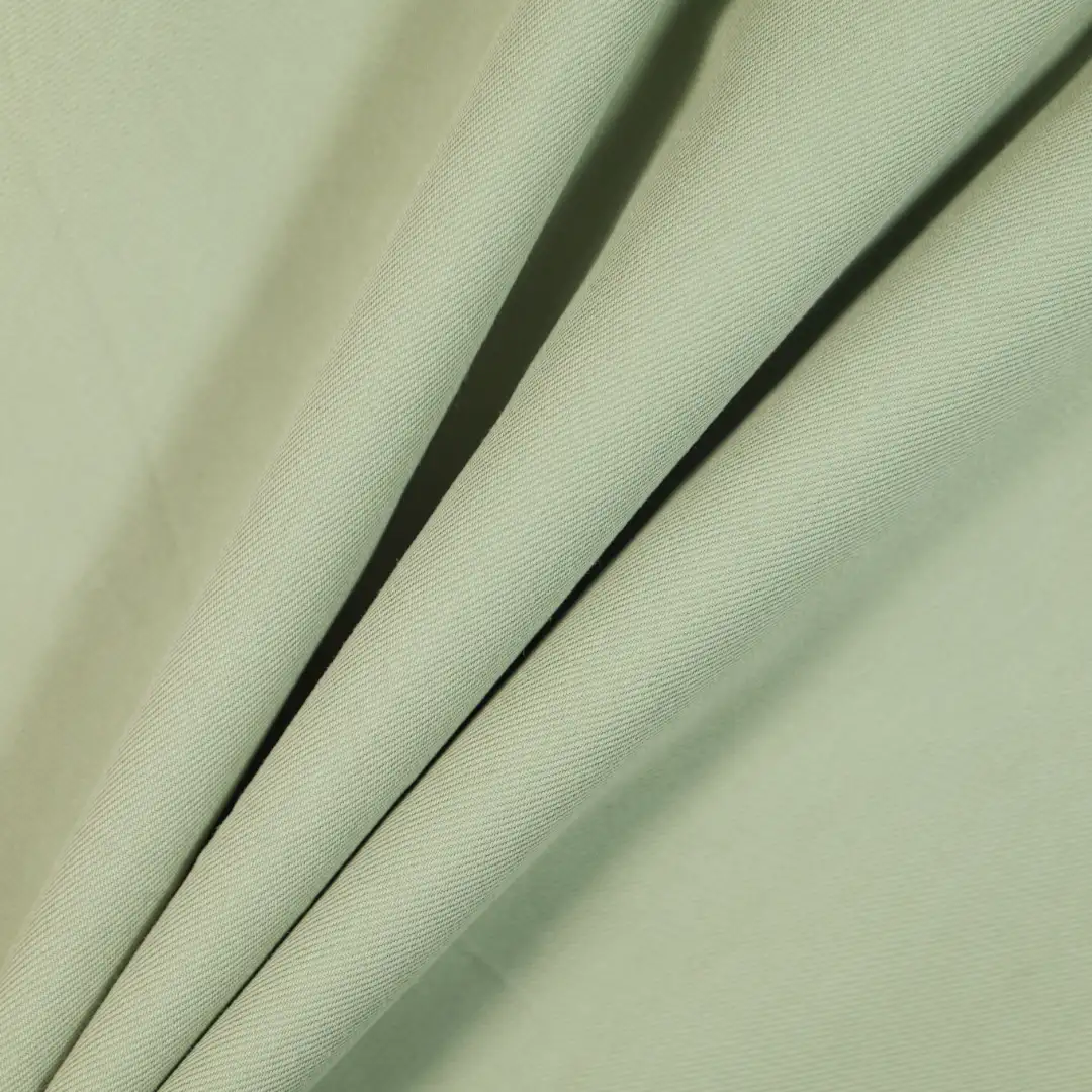 China Fabric for Shirt,Skirt,Backless Beach Dress Tencel/Cotton Plain Natural Woven Fabric Cotton Tencel green color buy from China wholesaler bulk order at wholesale price free worldwide shipping Alibaba