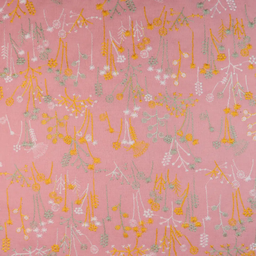 China Fabric for Shirt,Pants,Skirt Linen/Cotton Plain Natural Woven Fabric Cotton Flax pink color buy from China wholesaler bulk order at wholesale price free worldwide shipping Alibaba
