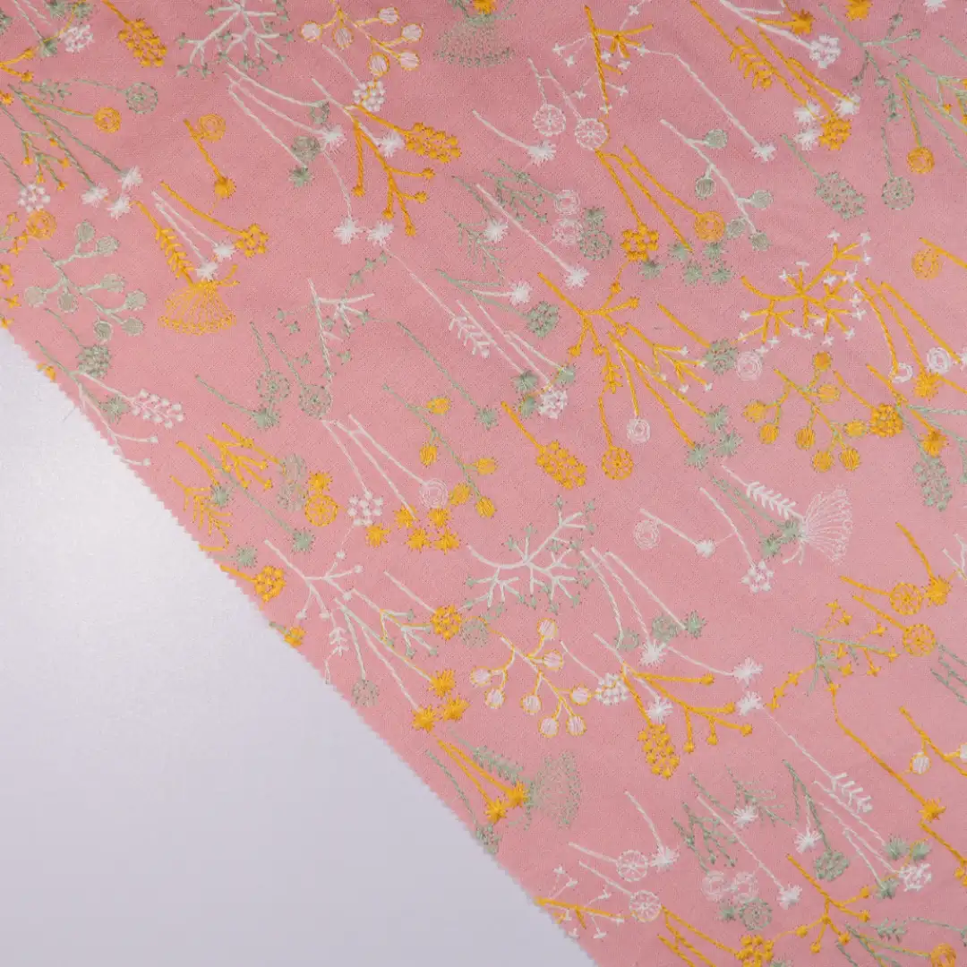 China Fabric for Shirt,Pants,Skirt Linen/Cotton Plain Natural Woven Fabric Cotton Flax pink color buy from China wholesaler bulk order at wholesale price free worldwide shipping Alibaba