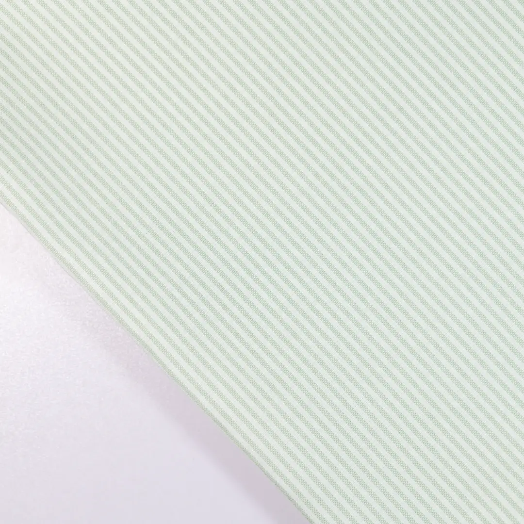 China Fabric for Shirt,Skirt Yarn Dyed Stripe Woven Blended Fabric Cotton Polyester green color buy from China wholesaler bulk order at wholesale price free worldwide shipping Alibaba