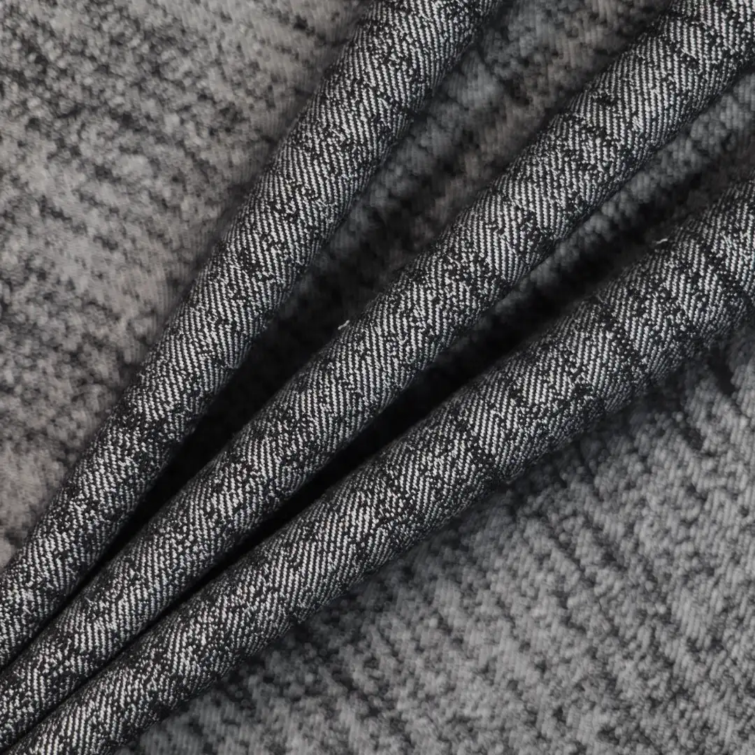 China Fabric for Trench Coat,Open Waistcoat Jacquard Woven Blended Fabric Merino Wool Cotton grey4 color buy from China wholesaler bulk order at wholesale price free worldwide shipping Alibaba