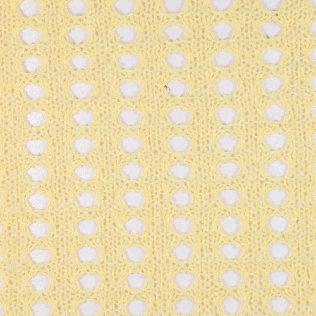China Fabric for Skirt,Over Shirt Mesh Knit Fabric Polyester YELLOW color buy from China wholesaler bulk order at wholesale price free worldwide shipping Alibaba