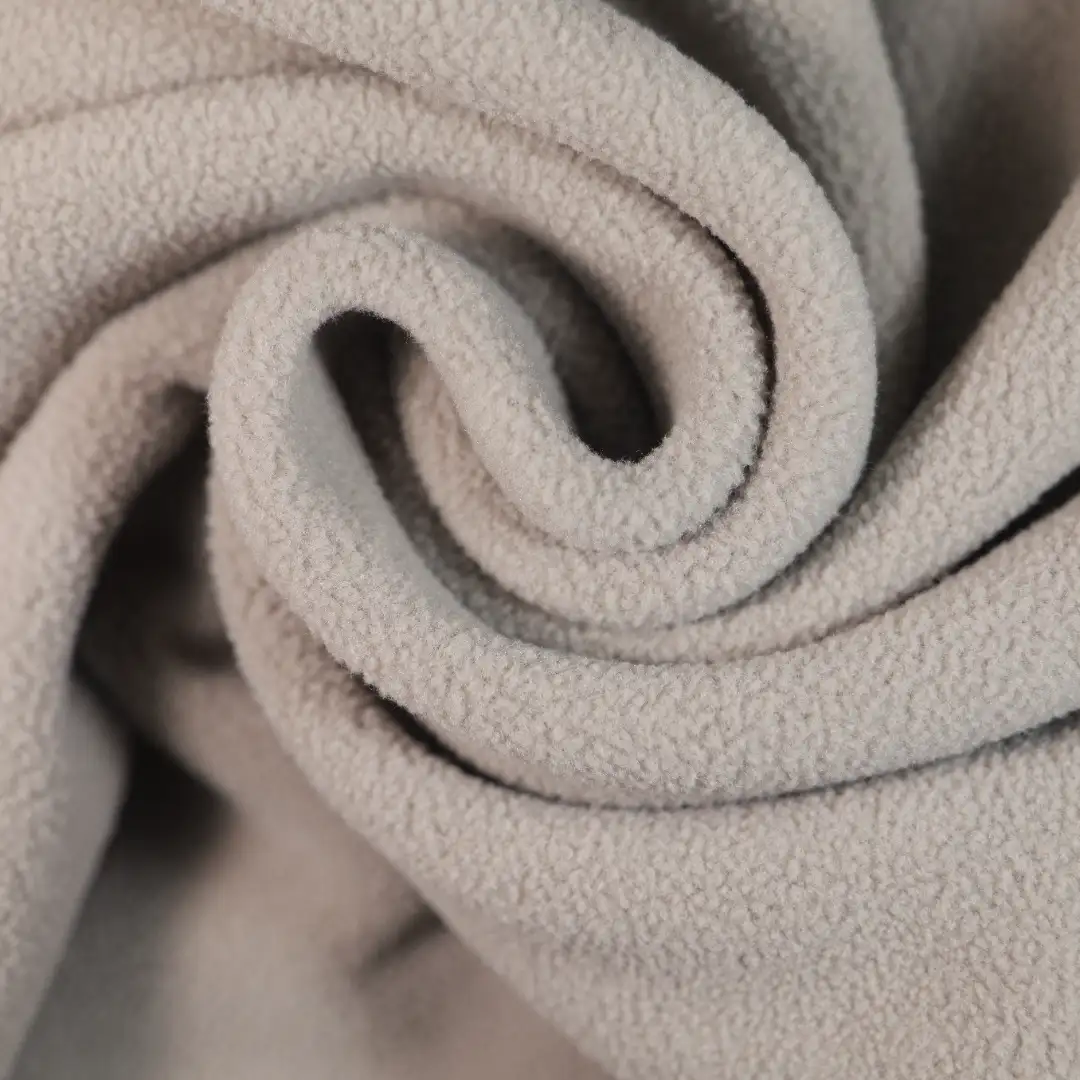 China Fabric for Hoodie Polar Fleece Knit Fabric Polyester khaki color buy from China wholesaler bulk order at wholesale price free worldwide shipping Alibaba