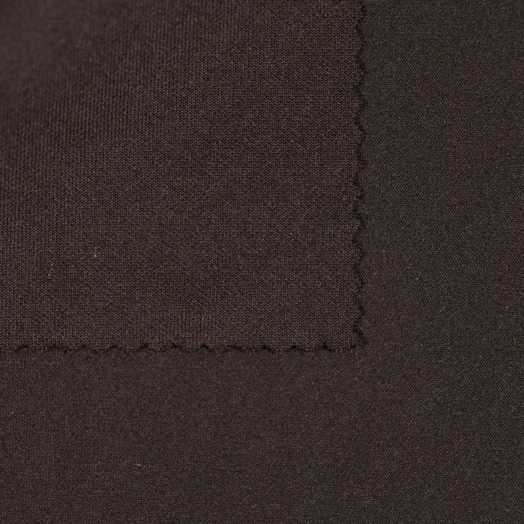 China Fabric for Jackets,Tracksuits Scuba Knit Fabric Polyester Spandex brown color buy from China wholesaler bulk order at wholesale price free worldwide shipping Alibaba