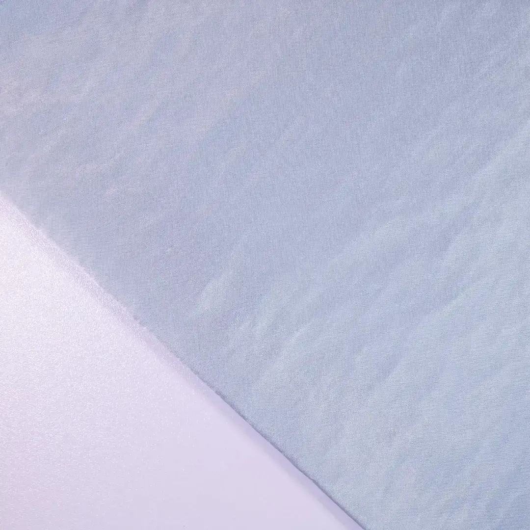 China Fabric for Pants,Blouse,Crop Top,Skirt Polyester Satin Synthetic Woven Fabric Polyester Blue color buy from China wholesaler bulk order at wholesale price free worldwide shipping Alibaba