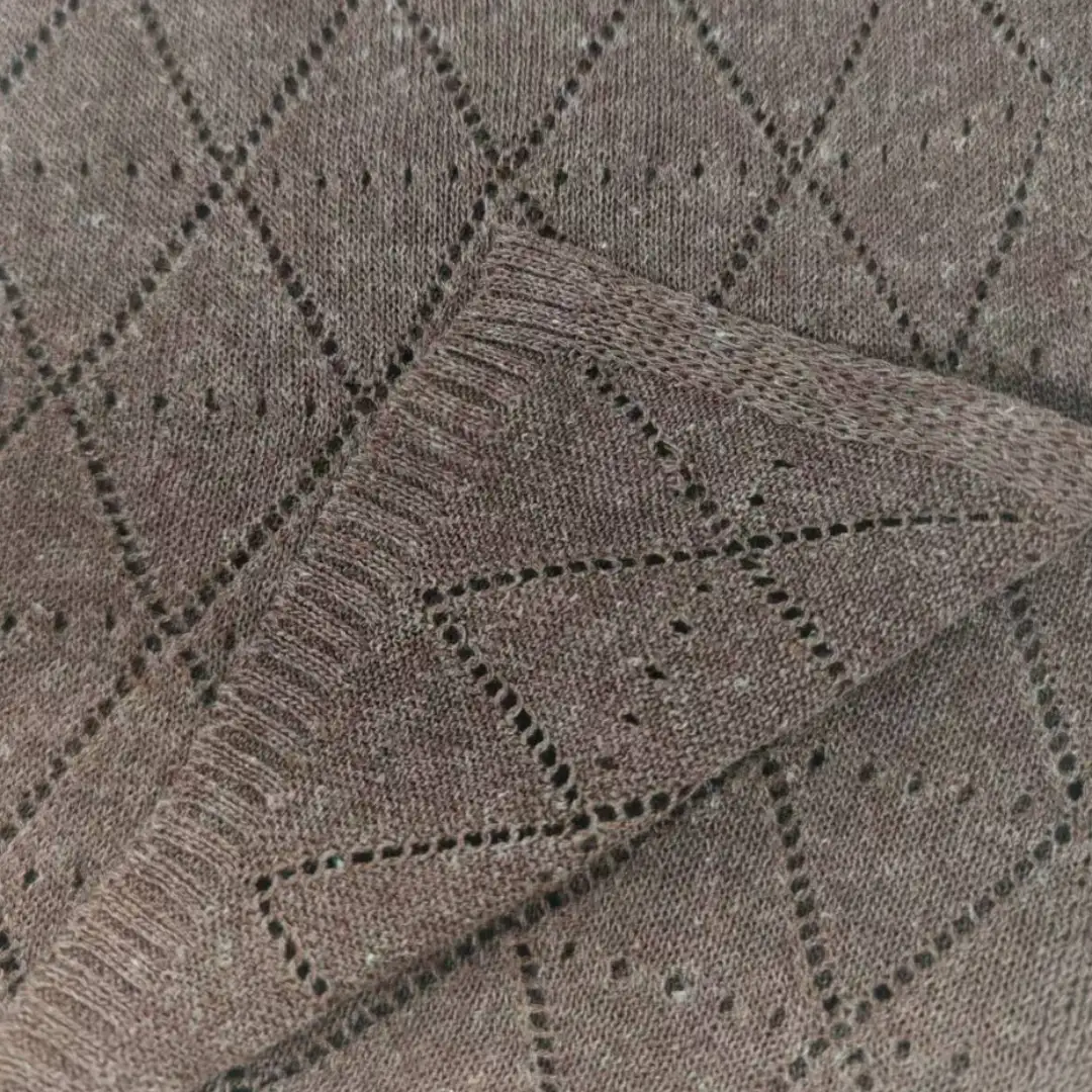 China Yarn for T-shirt (Sweater),Polo T-shirt (Sweater),Hoodie  (Sweater),Dresses (Cardigan Open) (Sweater) Twisted Yarn Twisted Yarn Acrylic Lyocell Linen brown color buy from China wholesaler bulk order at wholesale price free worldwide shipping Alibaba