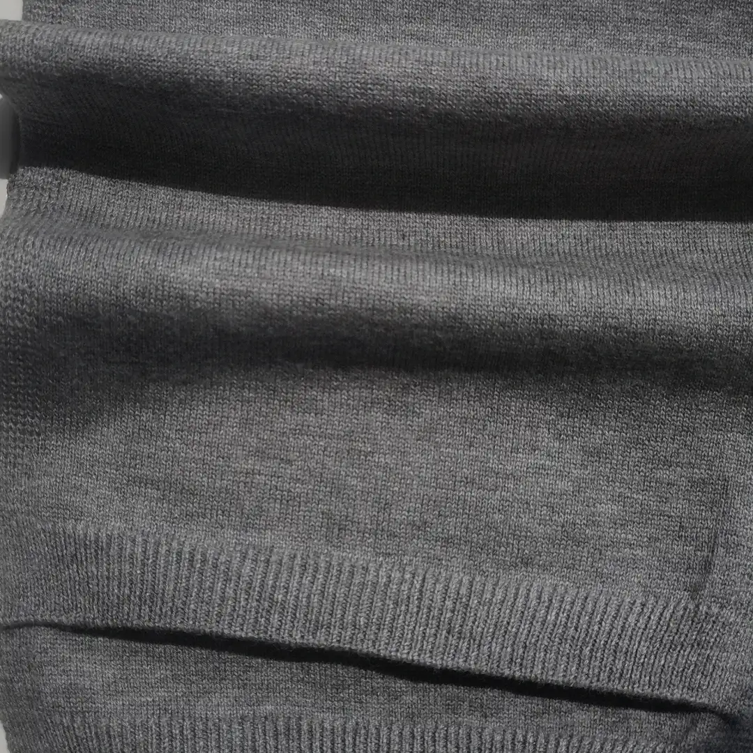 China Yarn for Ladies Vest (Sweater),Men’s Vest (Sweater),Open Cardigan (Sweater),Full-Zipper Cardigan (Sweater),Round Neck Pullover (Sweater),V-Neck Button Up Cardigan (Sweater) Semi-Worsted Spun Regular Yarn Cotton PBT Polyester Grey Mel color buy from China wholesaler bulk order at wholesale price free worldwide shipping Alibaba