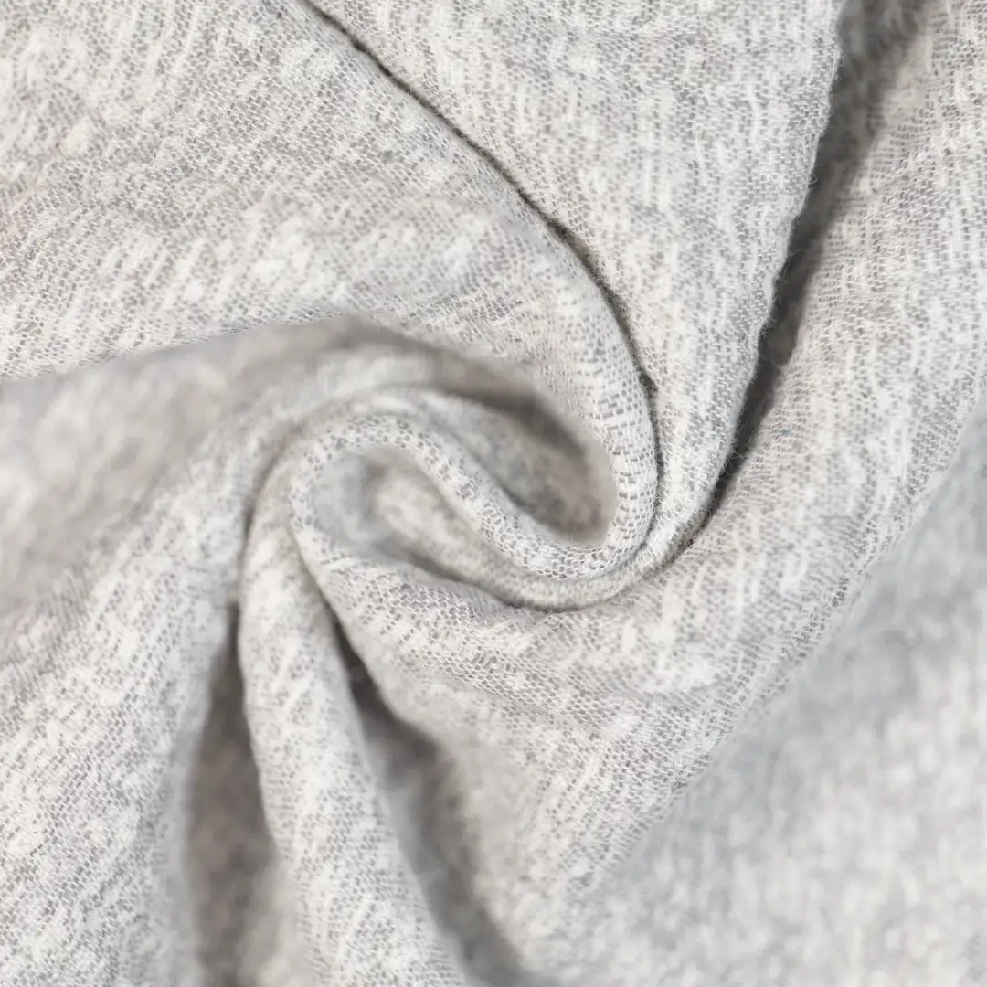 China Fabric for T-Shirt,Polo Shirt,Loungewear Cotton Double Layer Crepe Gauze Natural Woven Fabric Cotton grey color buy from China wholesaler bulk order at wholesale price free worldwide shipping Alibaba