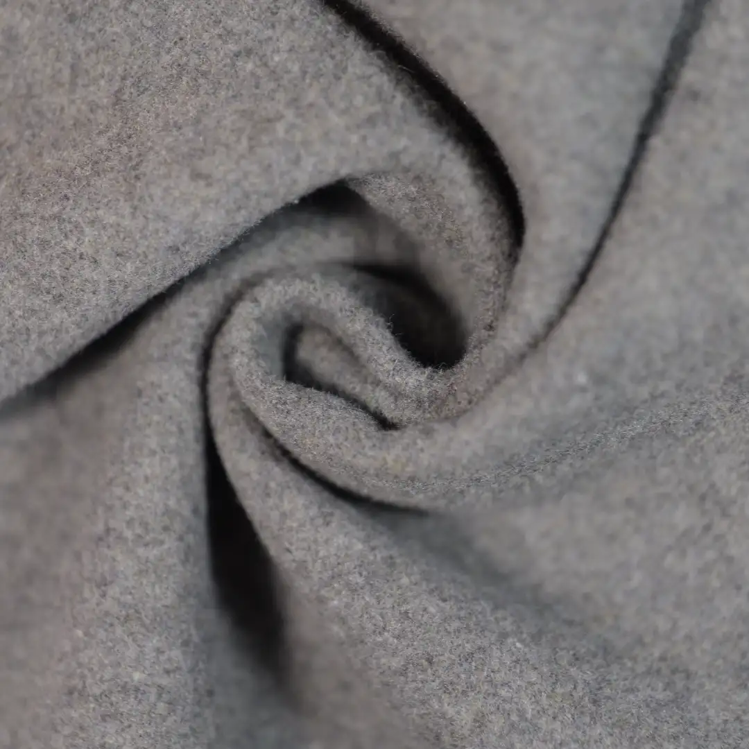 China Fabric for Overcoat Woolen Cut Velvet Woolen Polyester Acrylic Other grey color buy from China wholesaler bulk order at wholesale price free worldwide shipping Alibaba