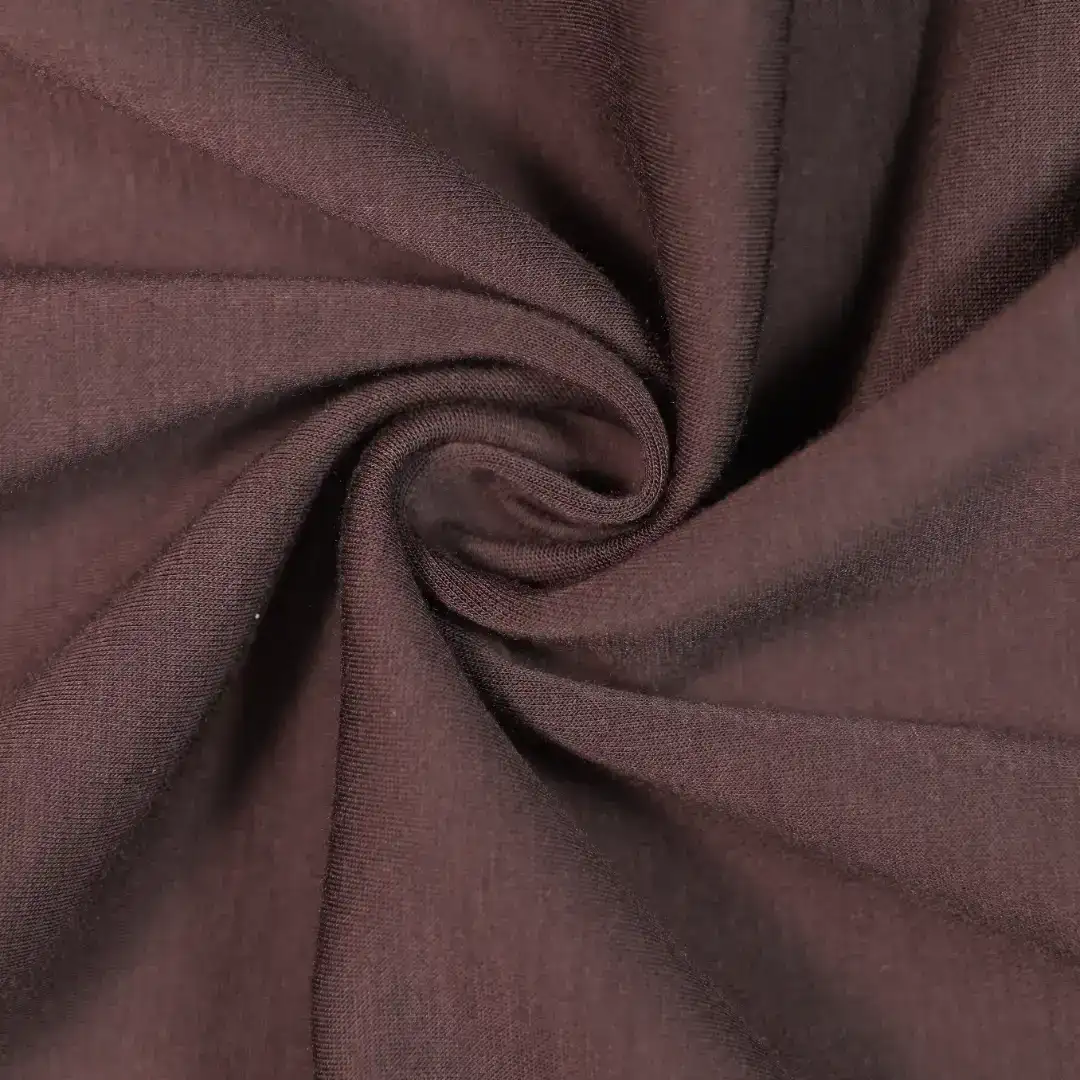 China Fabric for Skirt,Hoodie,Baby Lantern Camisole Top,Womens Drawstring Lantern Pants Scuba Knit Fabric Polyester Modal Spandex brown color buy from China wholesaler bulk order at wholesale price free worldwide shipping Alibaba