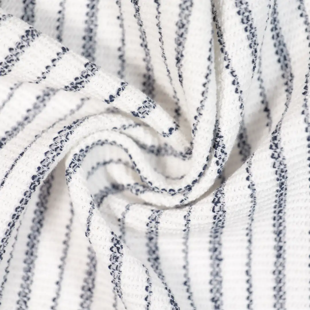 China Fabric for T-Shirt,Polo Shirt Jacquard Knit Fabric Cotton Polyester white&black color buy from China wholesaler bulk order at wholesale price free worldwide shipping Alibaba