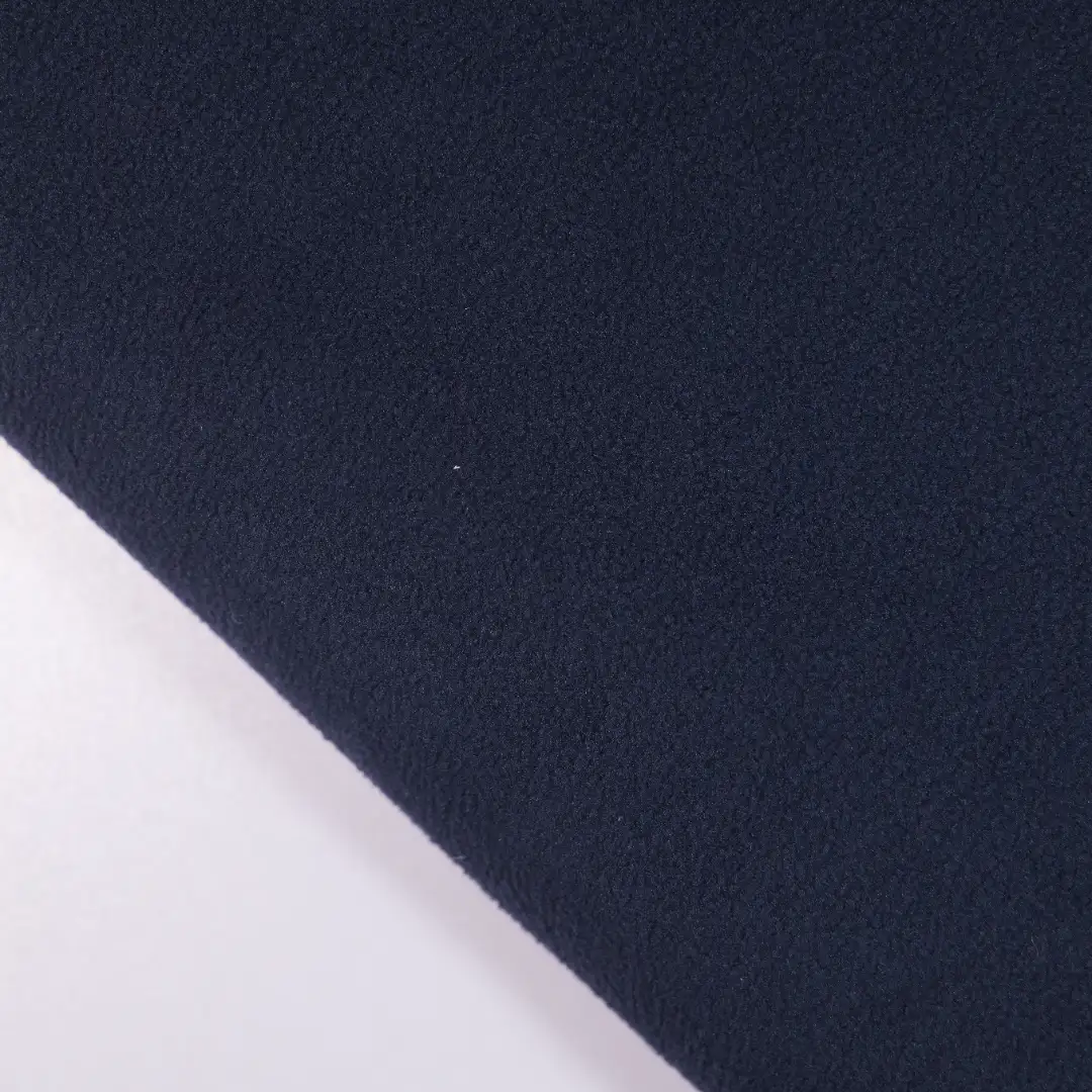 China Fabric for Hoodie,Baby Sweatshirt and Joggers Set Polar Fleece Knit Fabric Polyester Navy color buy from China wholesaler bulk order at wholesale price free worldwide shipping Alibaba