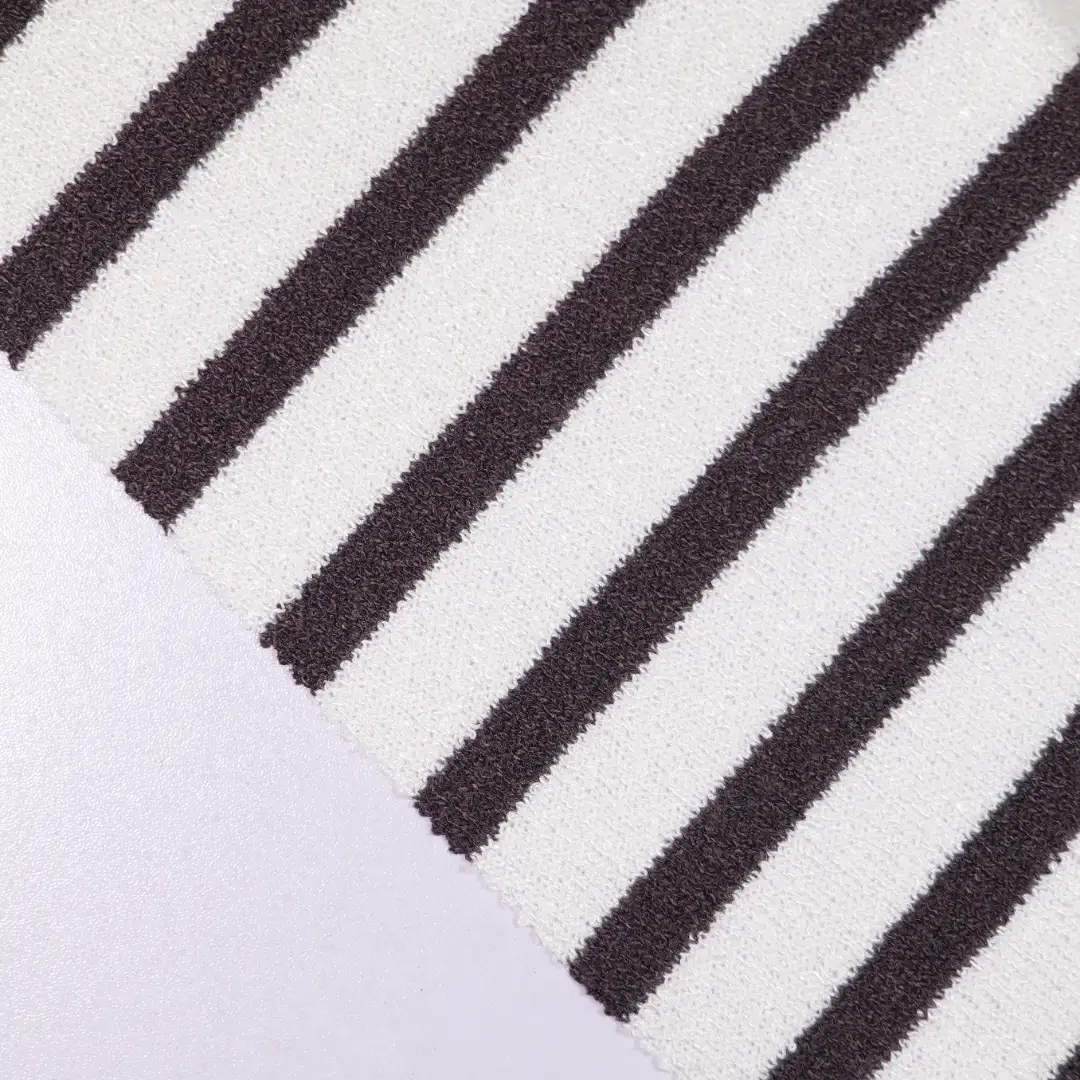 China Fabric for T-Shirt,Loungewear Yarn-dyed fabric Knit Fabric Viscose Polyester brown&khaki color buy from China wholesaler bulk order at wholesale price free worldwide shipping Alibaba