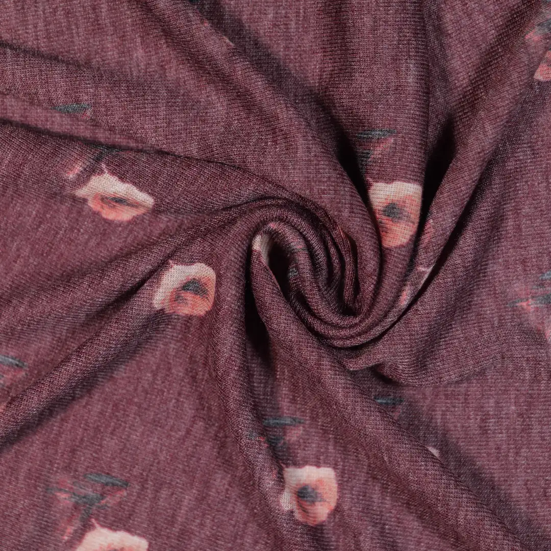 China Fabric for Loungewear Rib Knit Fabric Recycled Polyester Liva Eco Viscose Wool brown color buy from China wholesaler bulk order at wholesale price free worldwide shipping Alibaba