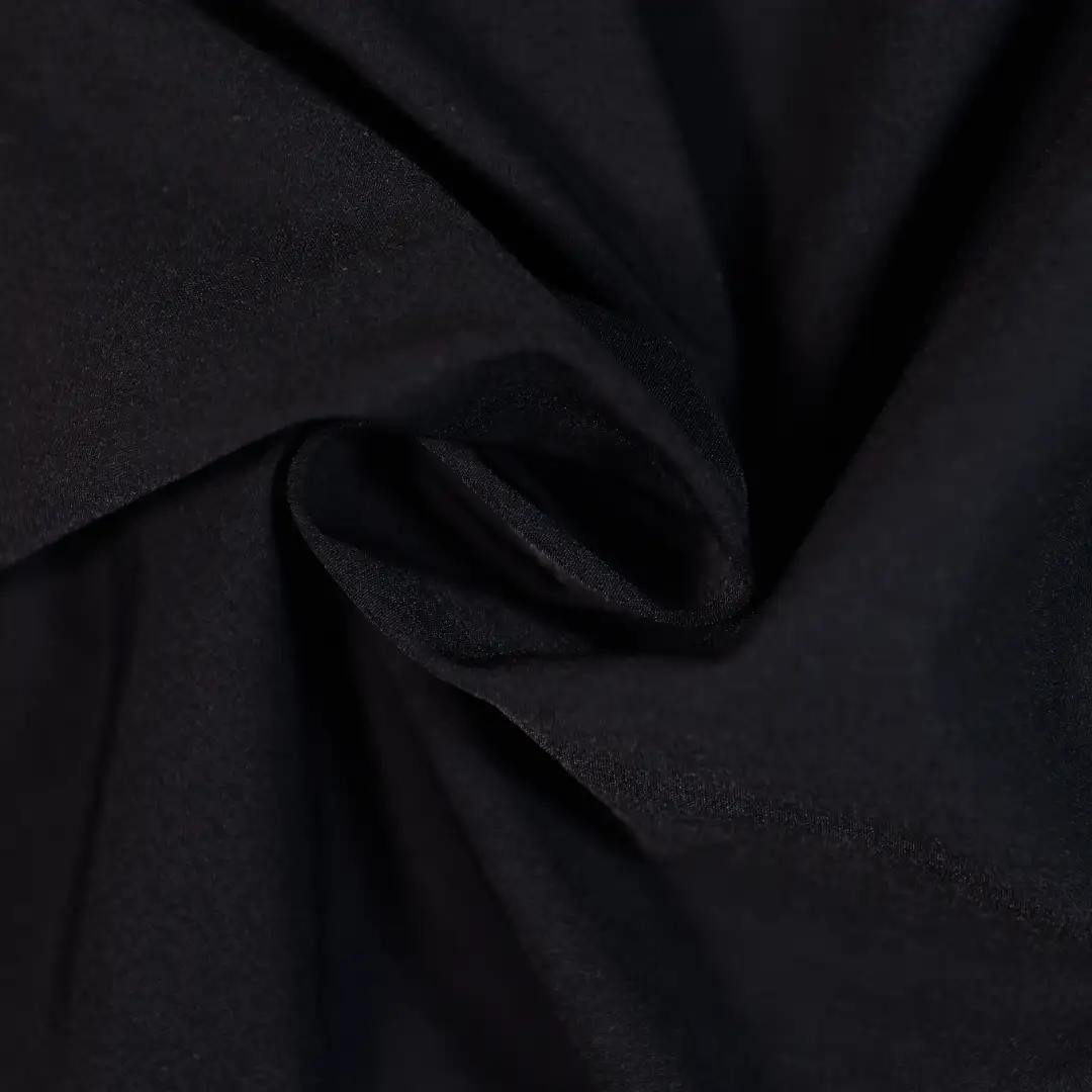 China Fabric for Jackets,Tracksuits Super Stretch Synthetic Woven Fabric Nylon Spandex black color buy from China wholesaler bulk order at wholesale price free worldwide shipping Alibaba