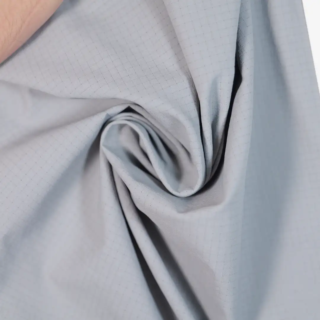 China Fabric for Jackets,Tracksuits Jacquard Synthetic Woven Fabric Nylon Spandex grey color buy from China wholesaler bulk order at wholesale price free worldwide shipping Alibaba