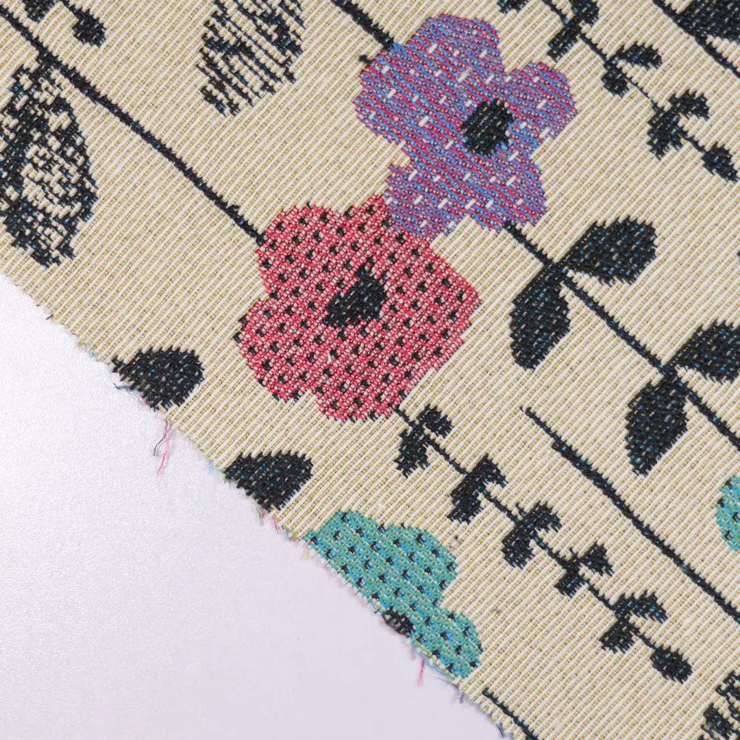 China Fabric for Jackets TC Jacquard Woven Blended Fabric Polyester Preconsumer Cotton Colorful color buy from China wholesaler bulk order at wholesale price free worldwide shipping Alibaba