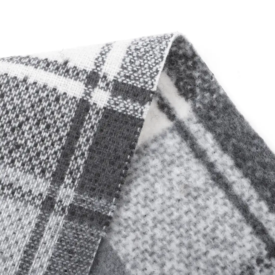 China Fabric for Jackets,Trench Coat,Overcoat Woolen Tweed Woolen Polyester check color buy from China wholesaler bulk order at wholesale price free worldwide shipping Alibaba