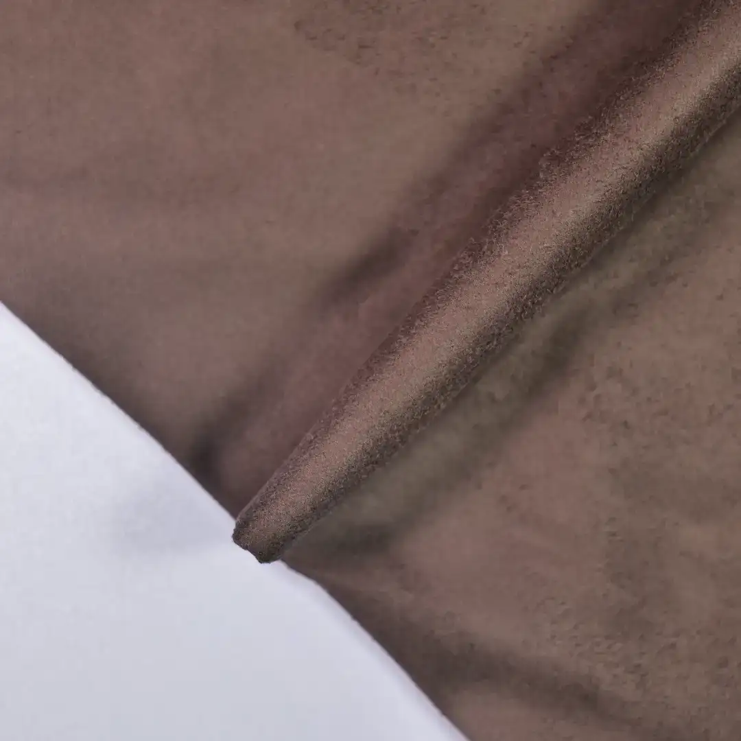 China Fabric for Jackets,Skirt,Hoodie Suede Knit Fabric Polyester dark color buy from China wholesaler bulk order at wholesale price free worldwide shipping Alibaba