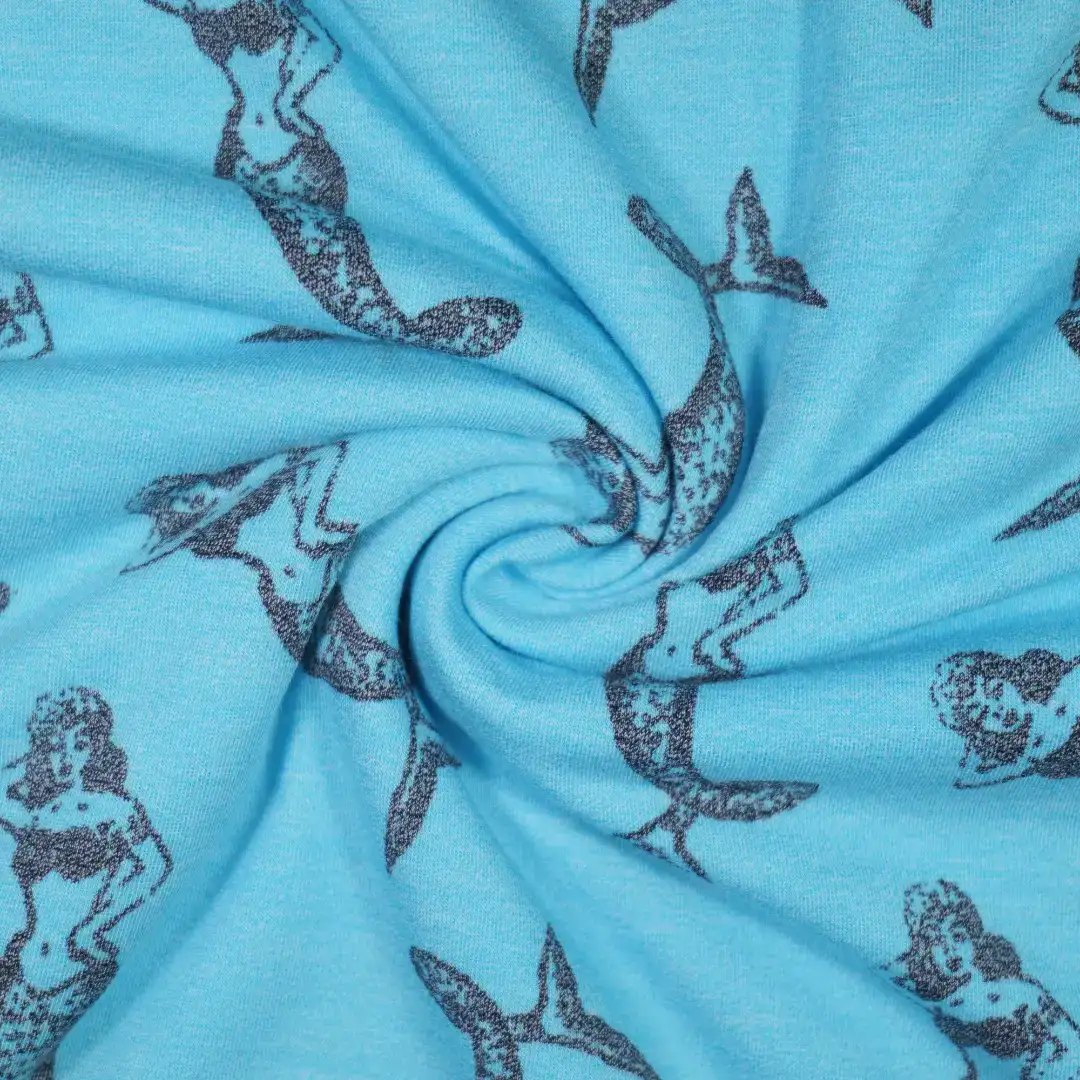 China Fabric for T-Shirt,Ruffle Shirt Dress,Strap Midi Dress,Tank Wrap Midi Dress Single Jersey Knit Fabric Cotton Polyester Elastane blue color buy from China wholesaler bulk order at wholesale price free worldwide shipping Alibaba