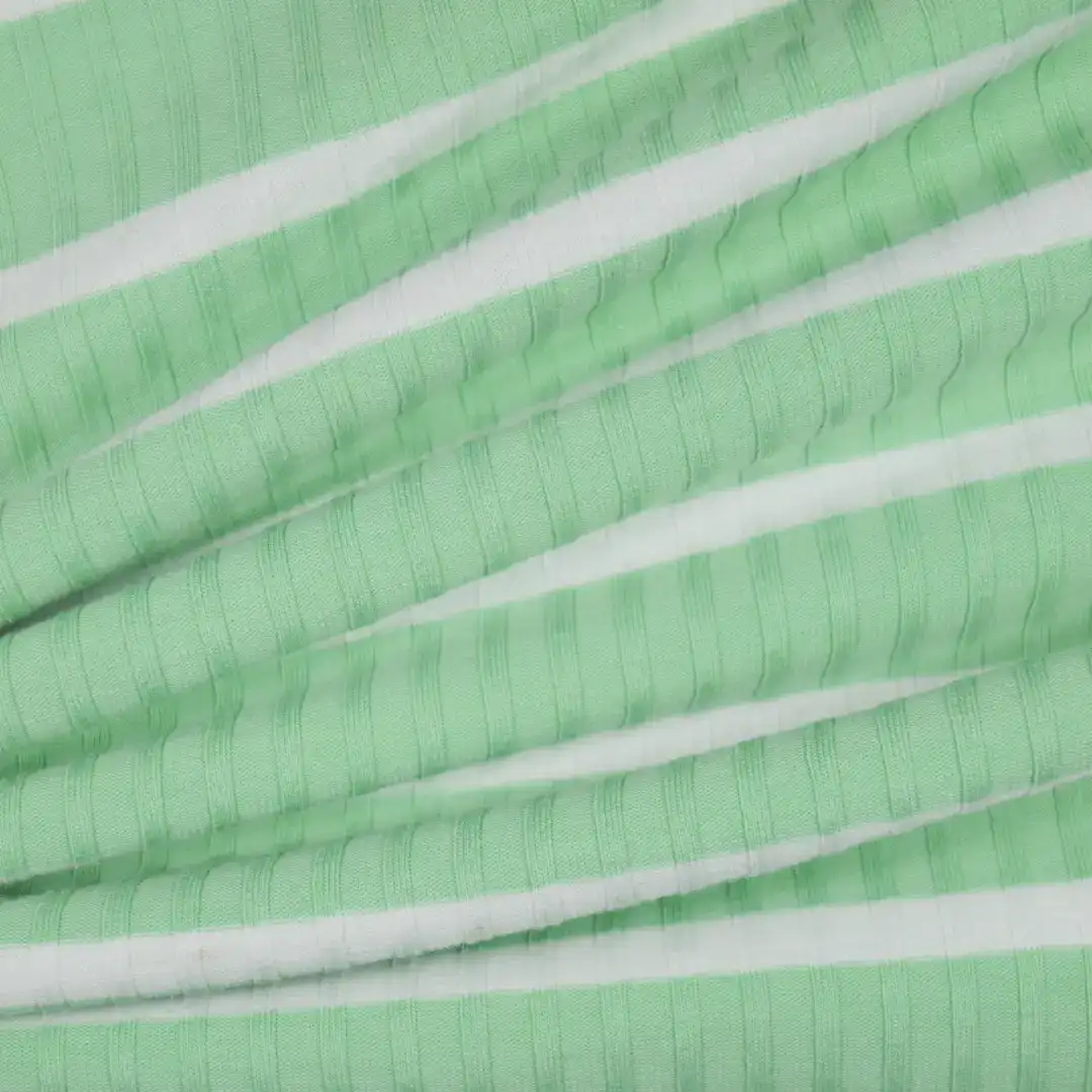 China Fabric for T-Shirt,Jogger,Strap Midi Dress,Tank Wrap Midi Dress Rib Knit Fabric Cotton Polyester Elastane Green color buy from China wholesaler bulk order at wholesale price free worldwide shipping Alibaba