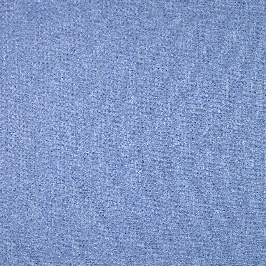 China Fabric for T-Shirt,Wide Leg Capri Pants,Tank Midi Dress,Tank Wrap Midi Dress Waffle Knit Fabric Cotton Polyester blue color buy from China wholesaler bulk order at wholesale price free worldwide shipping Alibaba