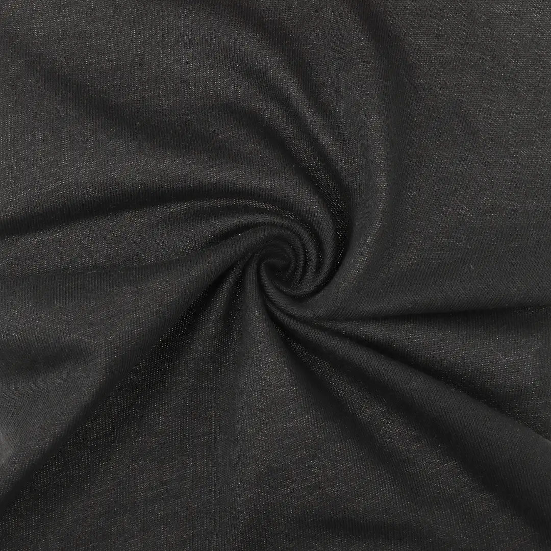 China Fabric for Tank Top,Crop Top,Jogger,Hoodie,Loungewear,Sweatshirt Single Jersey Knit Fabric Cotton Black color buy from China wholesaler bulk order at wholesale price free worldwide shipping Alibaba