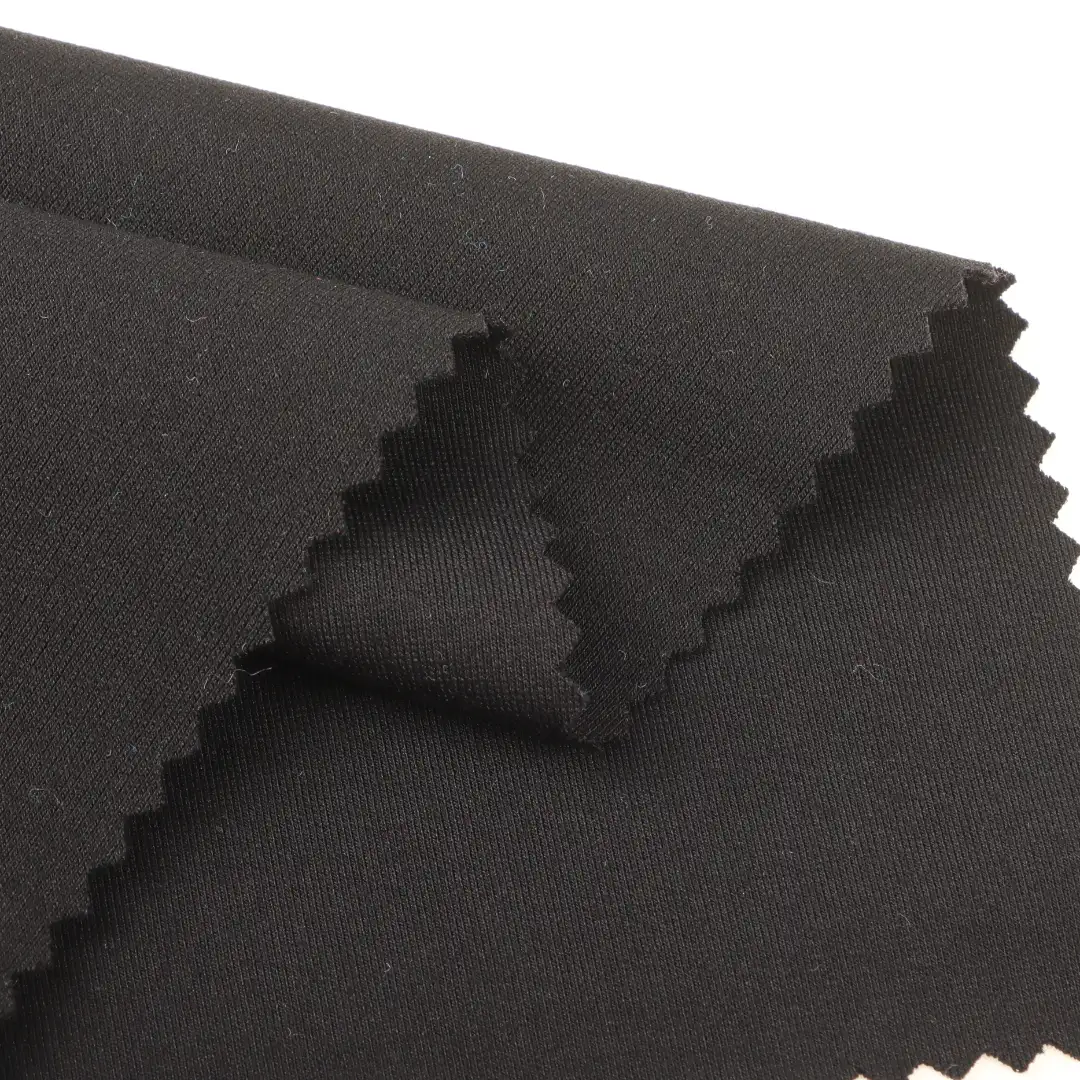 China Fabric for T-Shirt,Shorts Ponte Roma Knit Fabric Rayon Nylon Spandex Black color buy from China wholesaler bulk order at wholesale price free worldwide shipping Alibaba