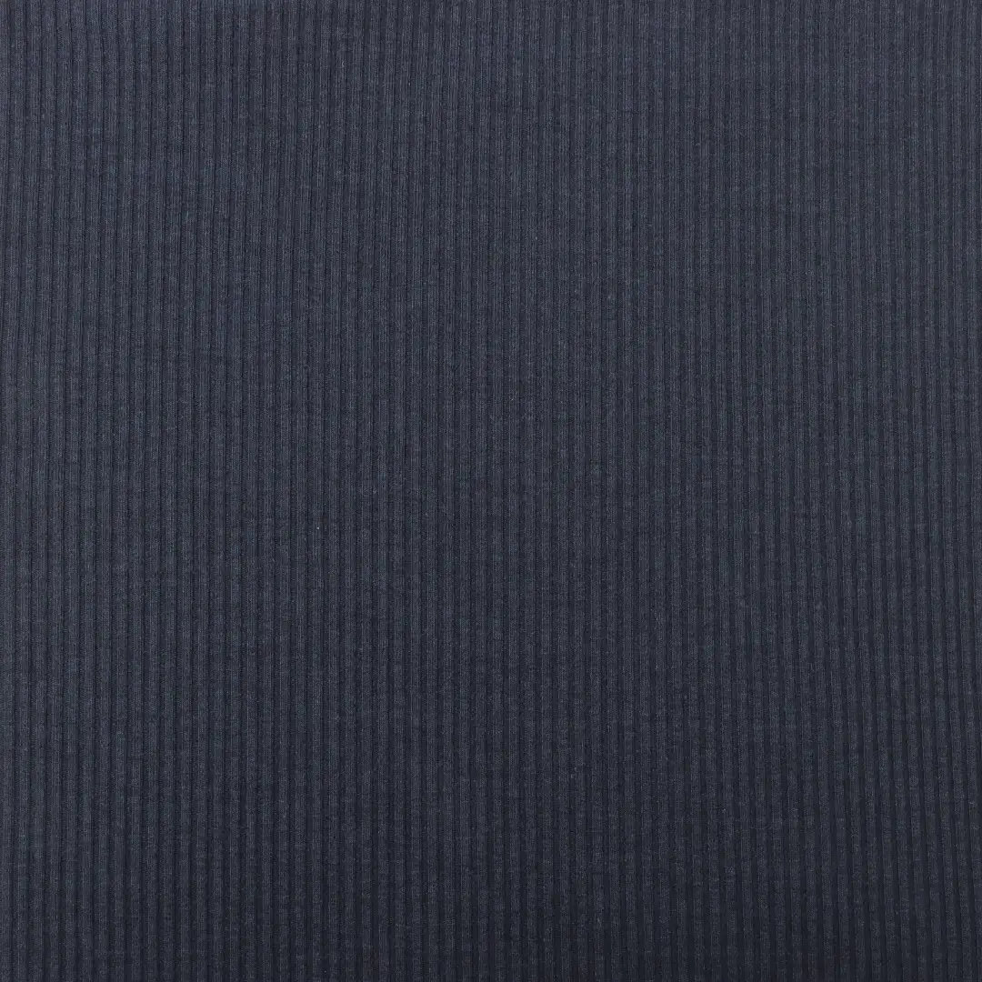 China Fabric for T-Shirt,Tank Top,Crop Top,Shorts,Pajamas,Loungewear Rib Knit Fabric Cotton Rayon Spandex NAVY color buy from China wholesaler bulk order at wholesale price free worldwide shipping Alibaba