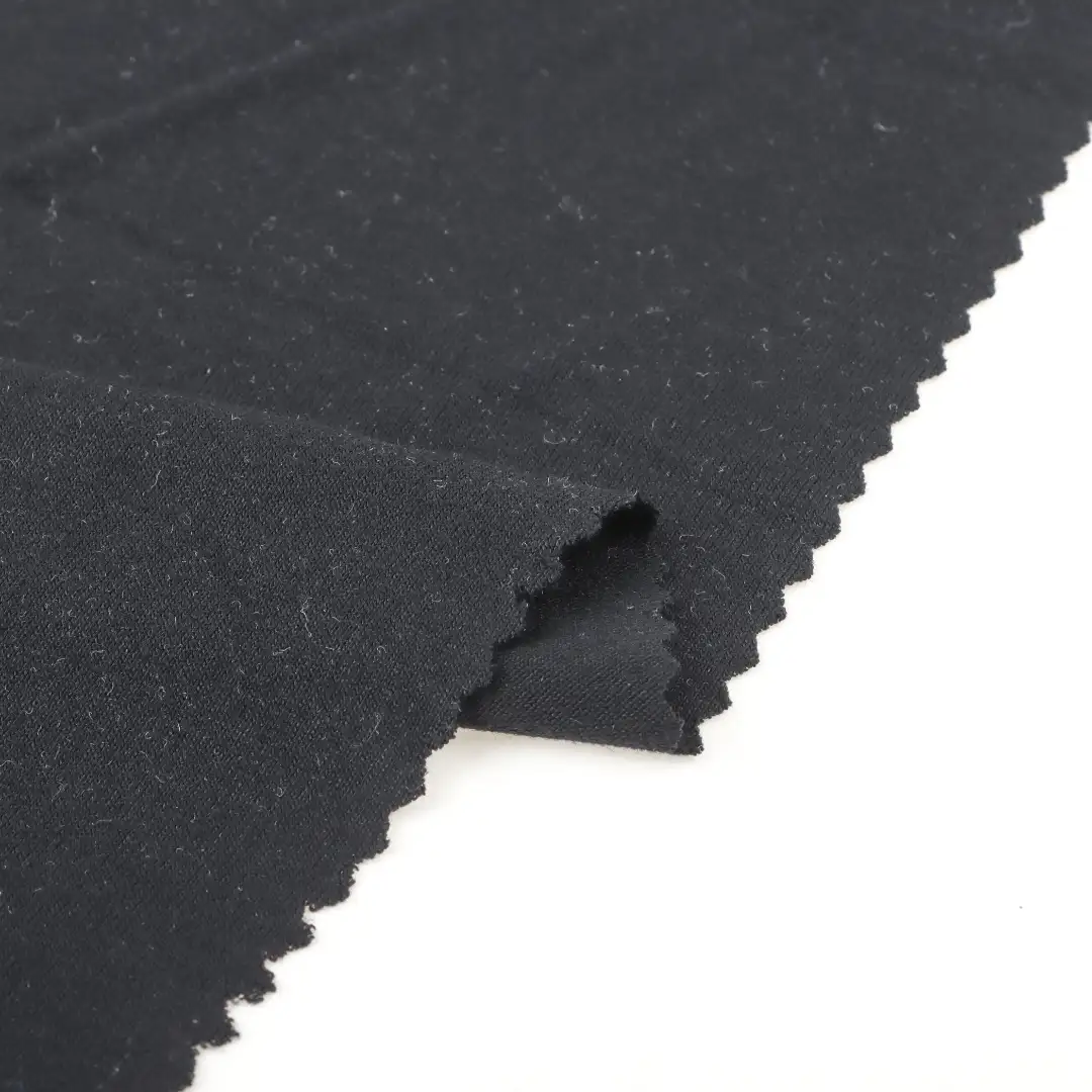 China Fabric for T-Shirt,Tank Top,Crop Top,Shorts,Pajamas,Loungewear Single Jersey Knit Fabric Rayon Spandex Black color buy from China wholesaler bulk order at wholesale price free worldwide shipping Alibaba