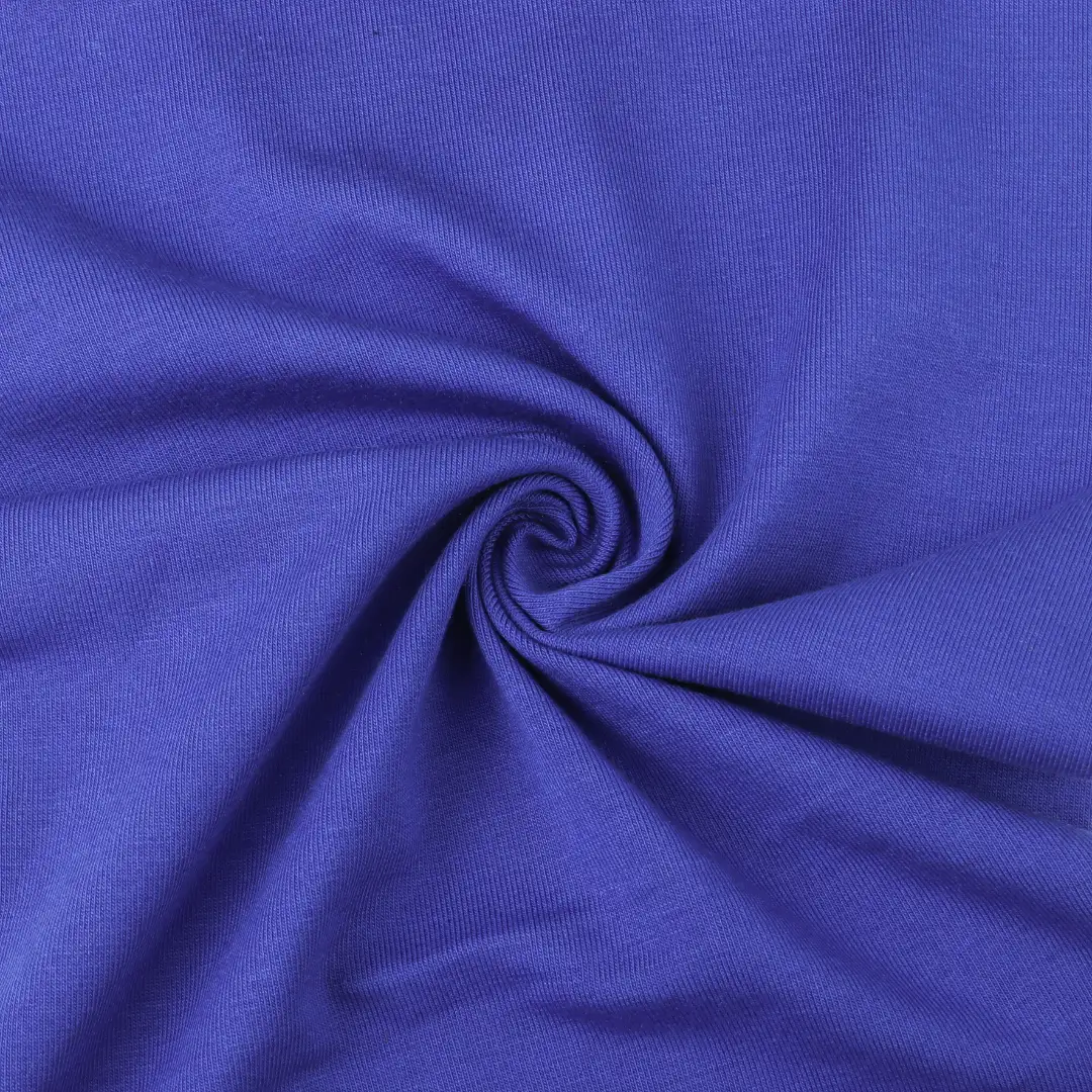 China Fabric for T-Shirt,Tank Top,Crop Top,Shorts,Pajamas Single Jersey Knit Fabric Cotton Modal Spandex Blue color buy from China wholesaler bulk order at wholesale price free worldwide shipping Alibaba