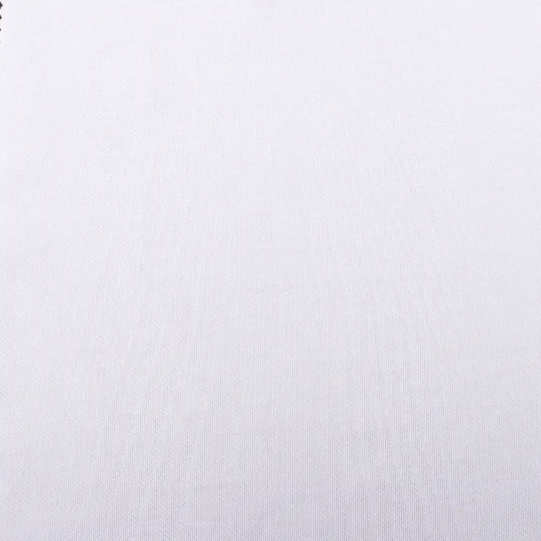 China Fabric for T-Shirt,Crop Top,Shorts French Terry Knit Fabric Cotton Polyester Spandex white color buy from China wholesaler bulk order at wholesale price free worldwide shipping Alibaba