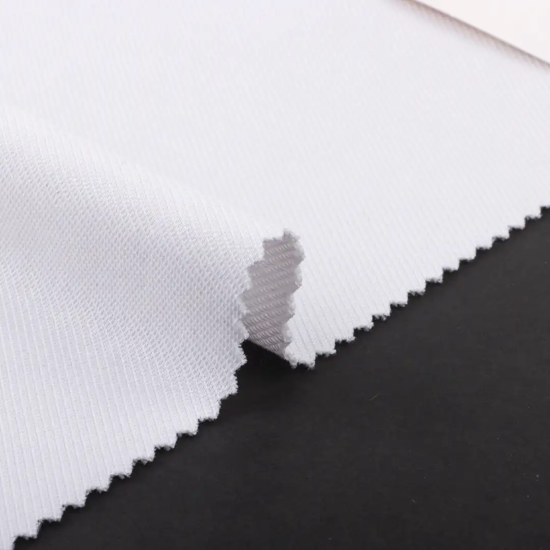 China Fabric for T-Shirt,Crop Top,Shorts French Terry Knit Fabric Cotton Polyester Spandex white color buy from China wholesaler bulk order at wholesale price free worldwide shipping Alibaba