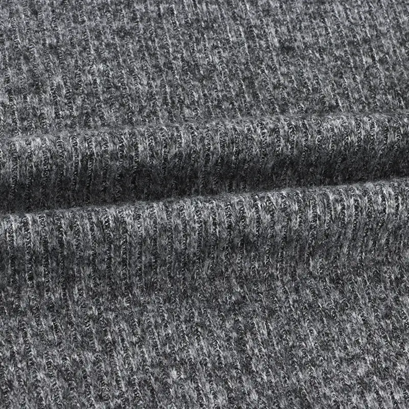 China Fabric for Hoodie,Loungewear,Sweatshirt Hacci Knit Fabric Polyester Rayon Spandex Grey color buy from China wholesaler bulk order at wholesale price free worldwide shipping Alibaba