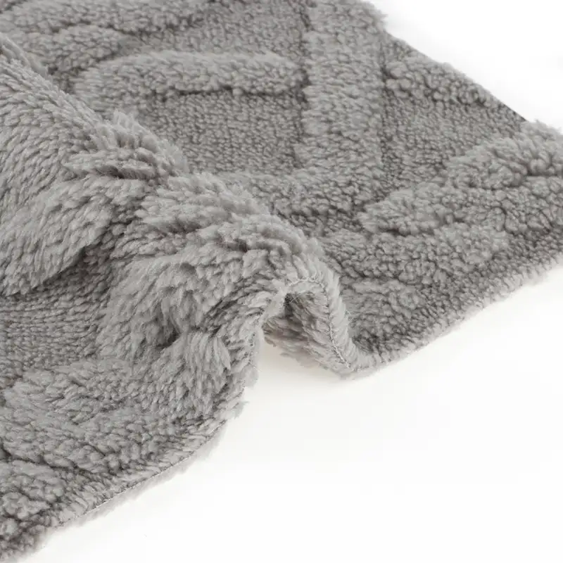 China Fabric for Hoodie,Sweatshirt Fleece Knit Fabric Polyester Grey color buy from China wholesaler bulk order at wholesale price free worldwide shipping Alibaba