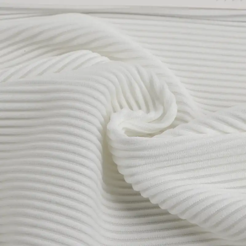 China Fabric for Jackets,Polo Shirt,Hoodie Polyester Jacquard Synthetic Woven Fabric Polyester Spandex WHITE color buy from China wholesaler bulk order at wholesale price free worldwide shipping Alibaba